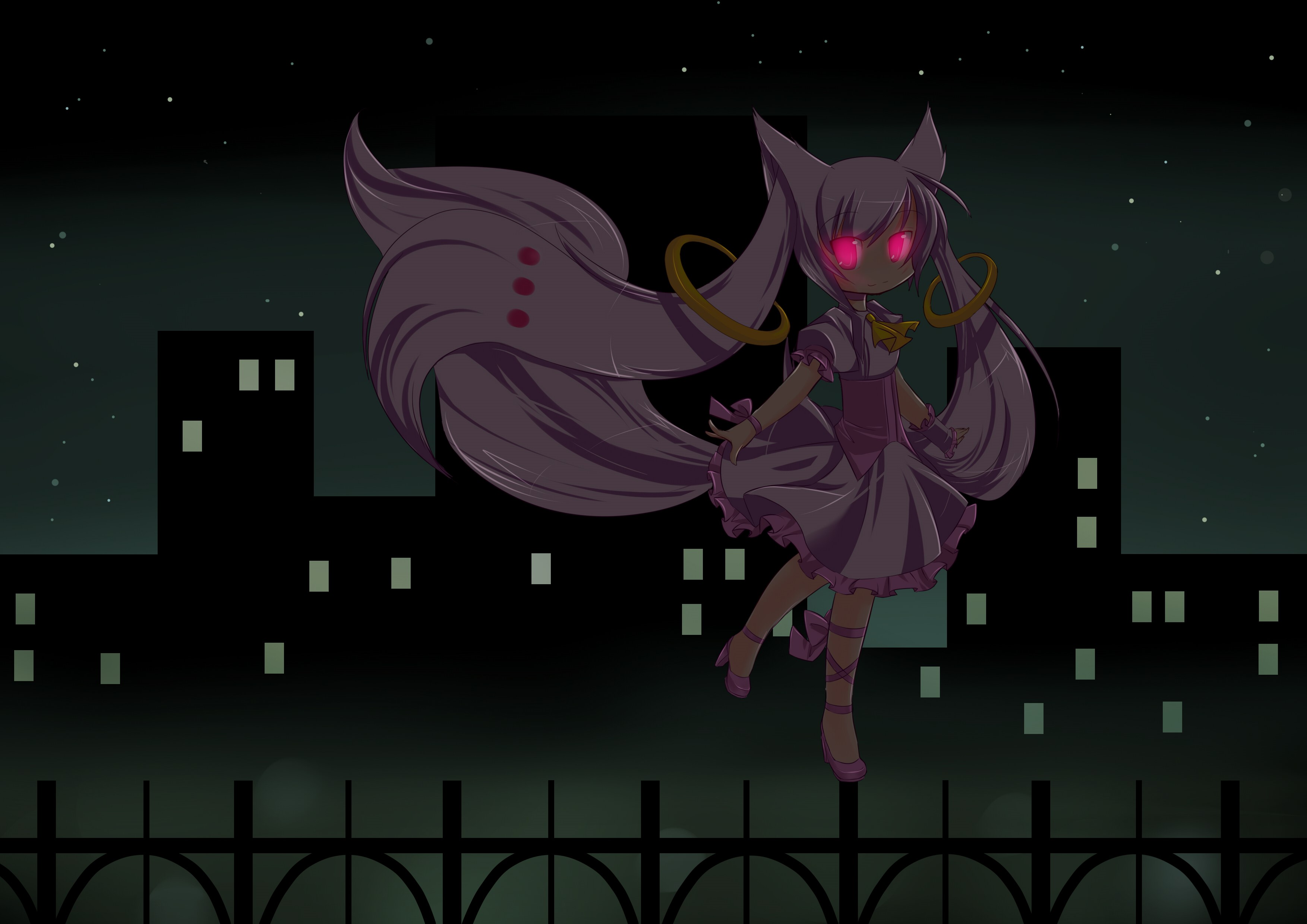 Kyubey from Mahou Shoujo Madoka Magica HD Wallpaper