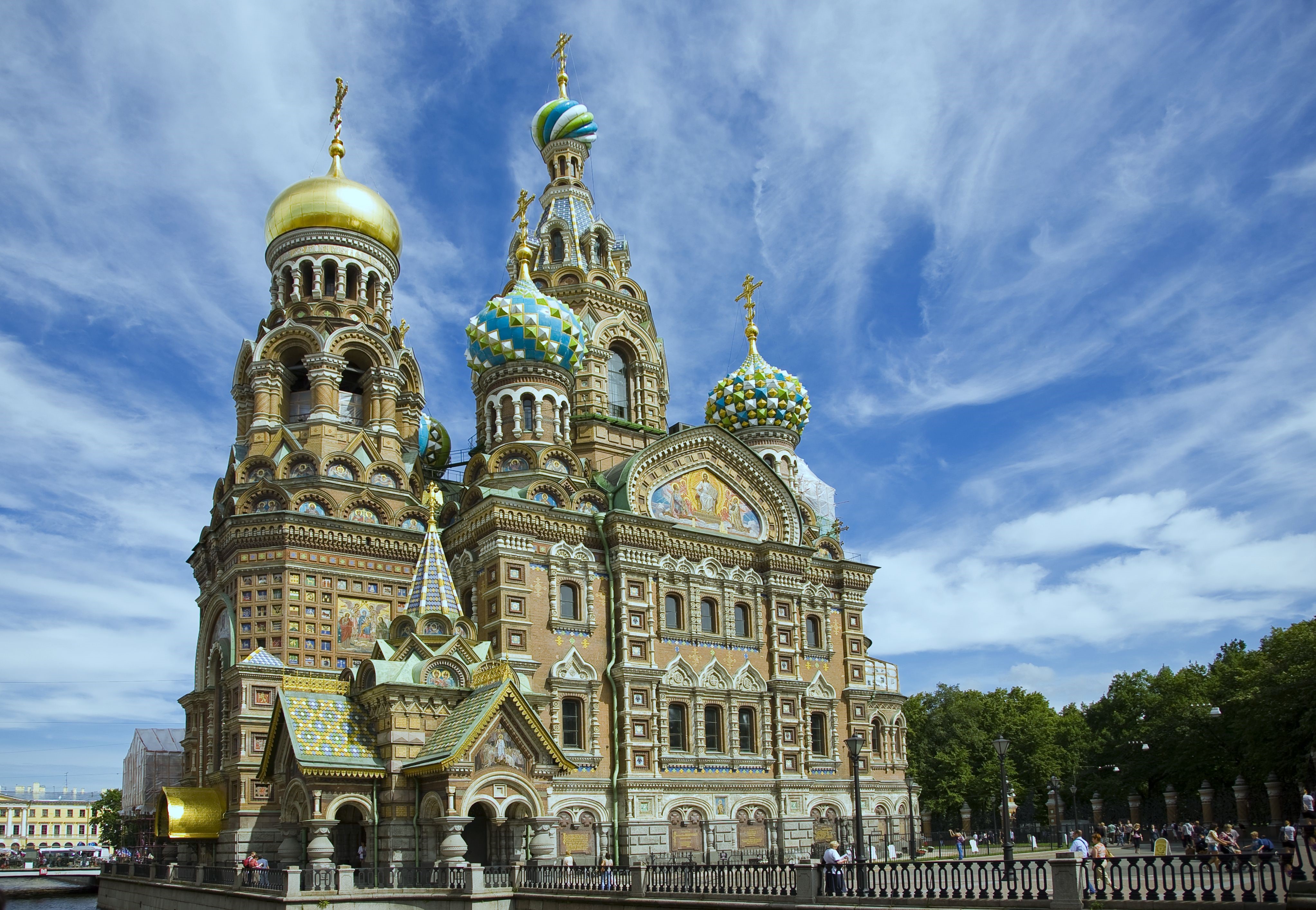Church of the Savior on Spilled Blood, St. Petersburg HD Wallpaper