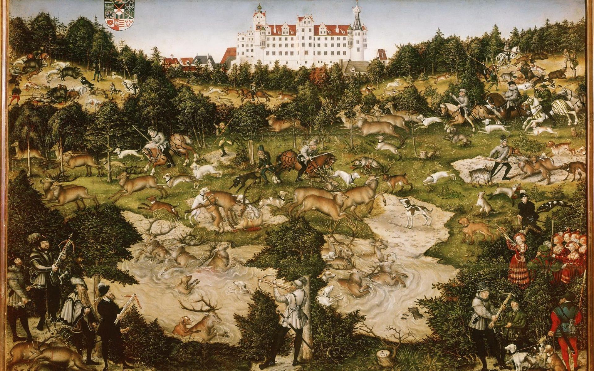 The Hunt of Emperor Maximilian I HD Wallpaper