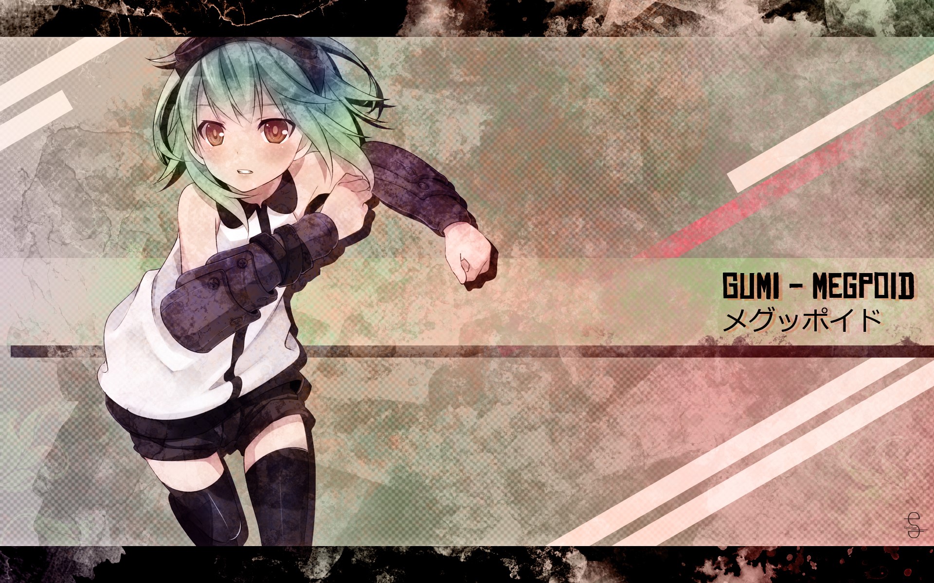 Gumi Megpoid from Vocaloid HD Wallpaper
