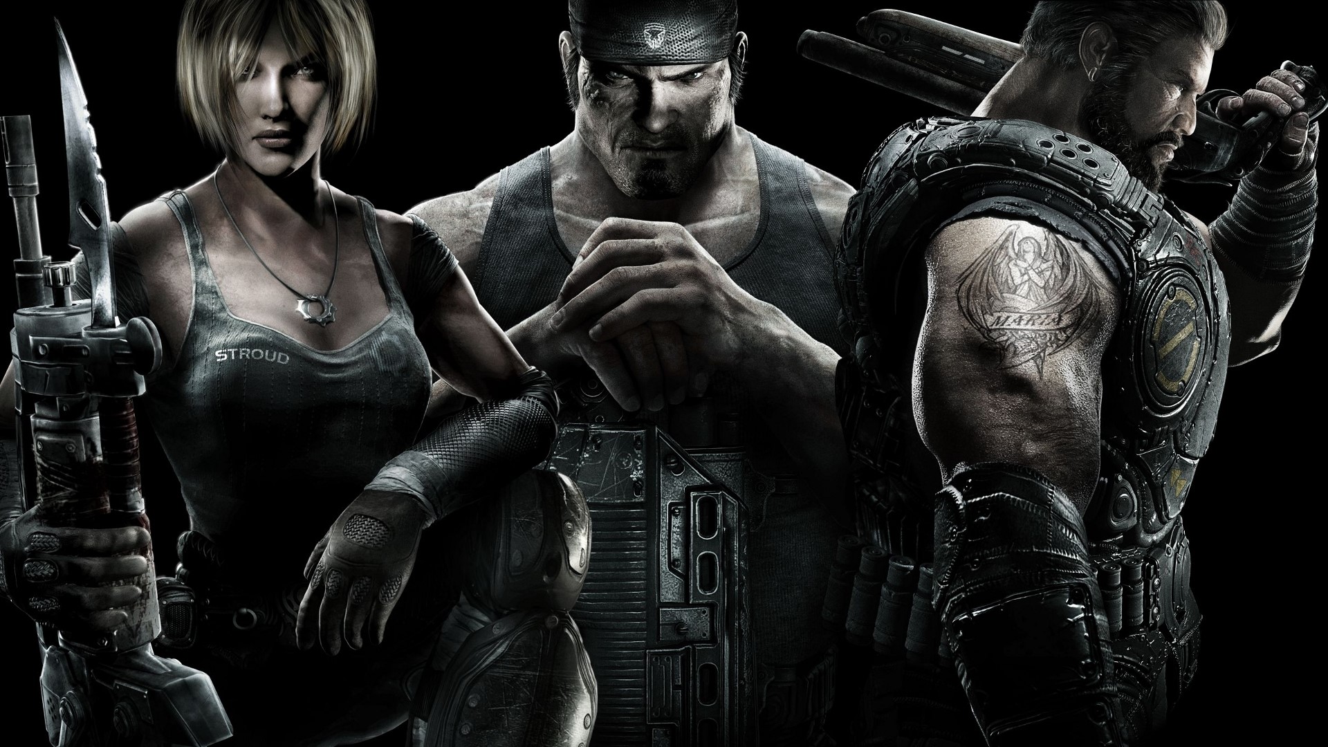Gears of War characters HD Wallpaper