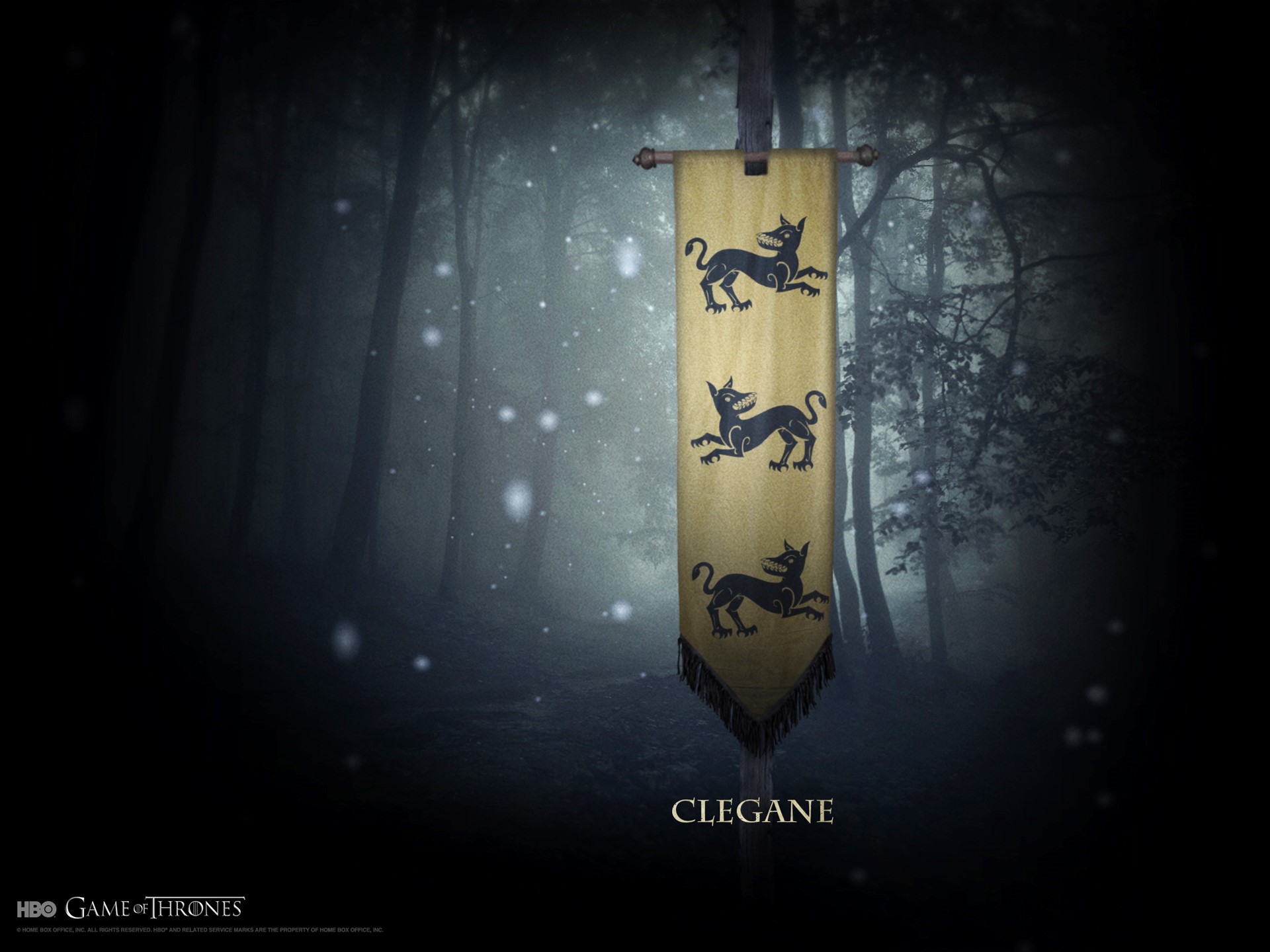 Clegane banner from Game of Thrones HD Wallpaper