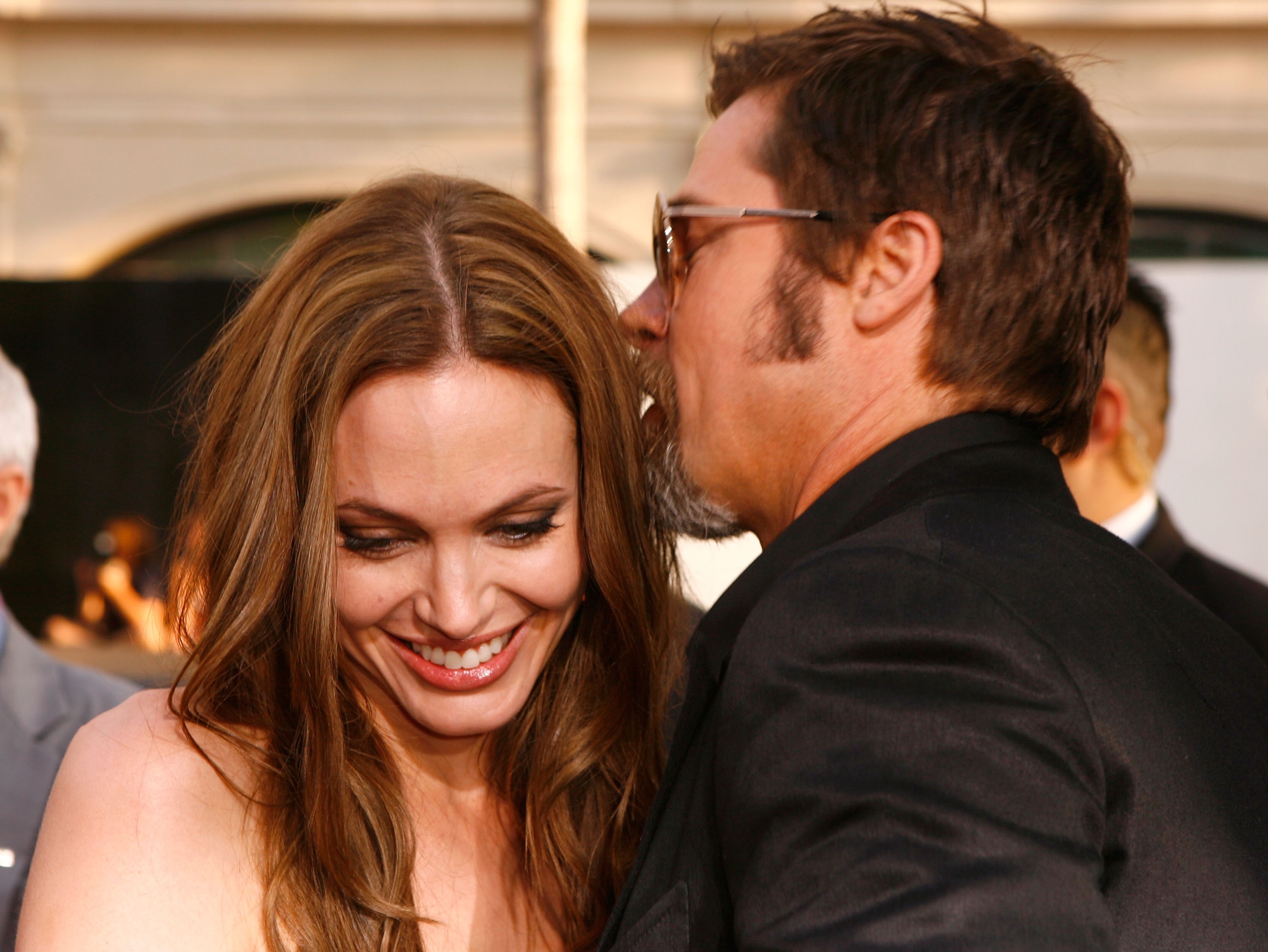 Angelina Jolie and Brad Pitt HD Wallpaper