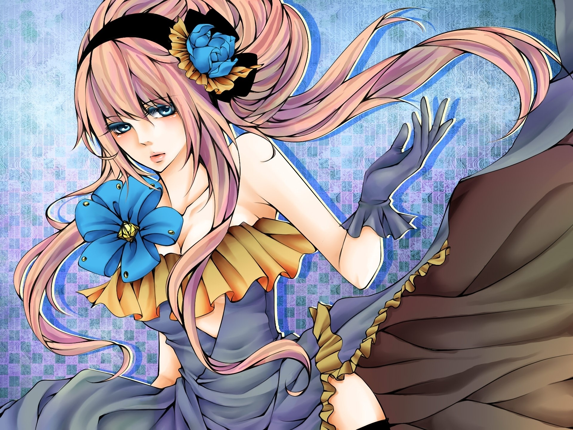 Hatsune Miku from Vocaloid HD Wallpaper