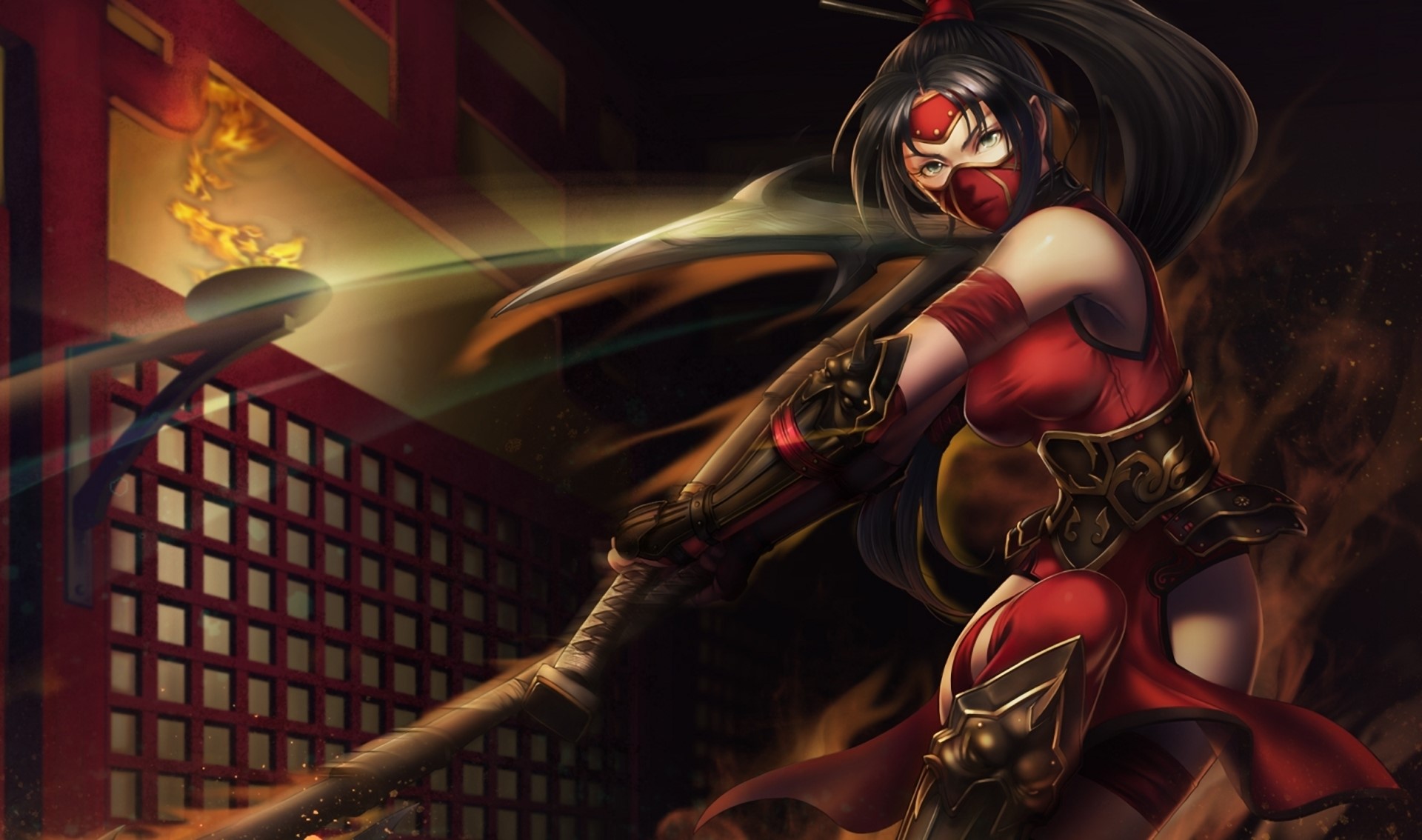 Akali from League of Legends HD Wallpaper