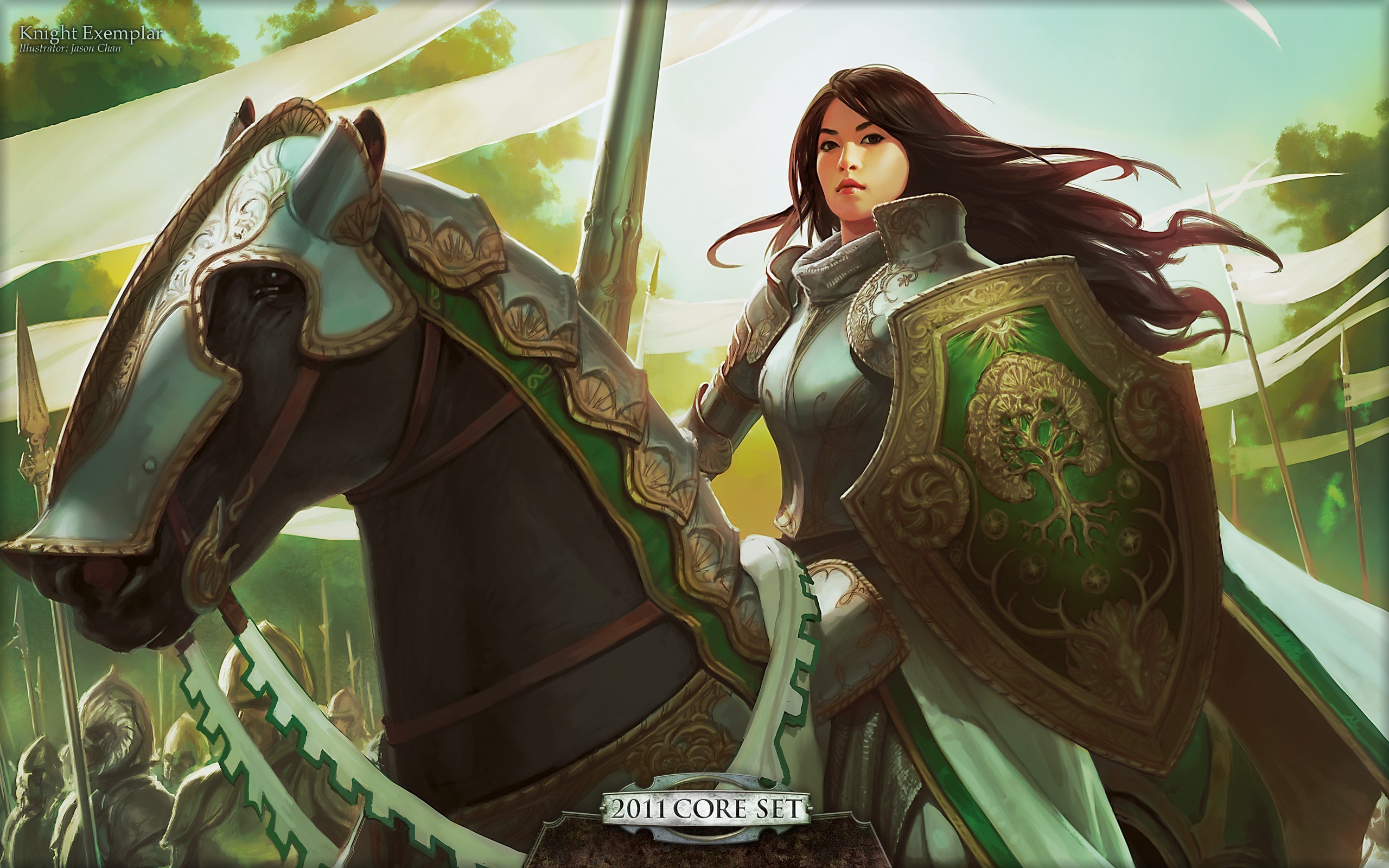 Knight Exemplar from Magic: The Gathering HD Wallpaper