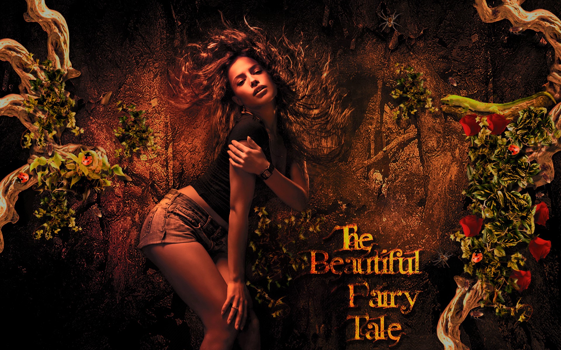 The Beautiful Fairy Tale illustration HD Wallpaper