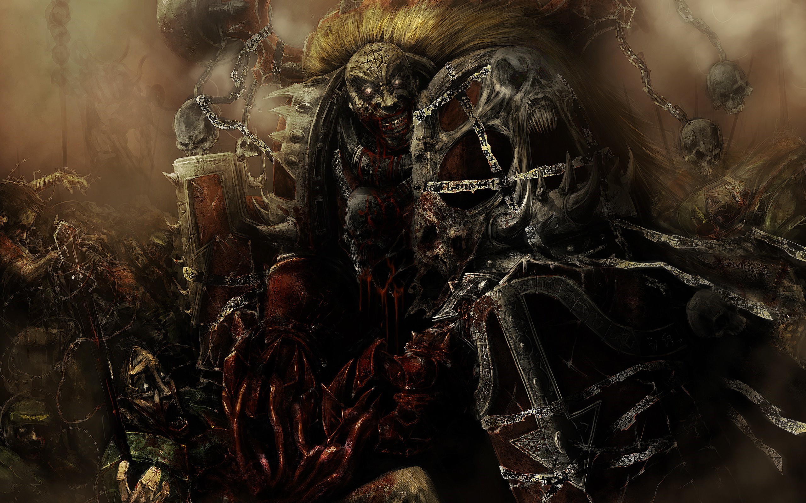 Chaos Space Marine from Warhammer 40000 HD Wallpaper