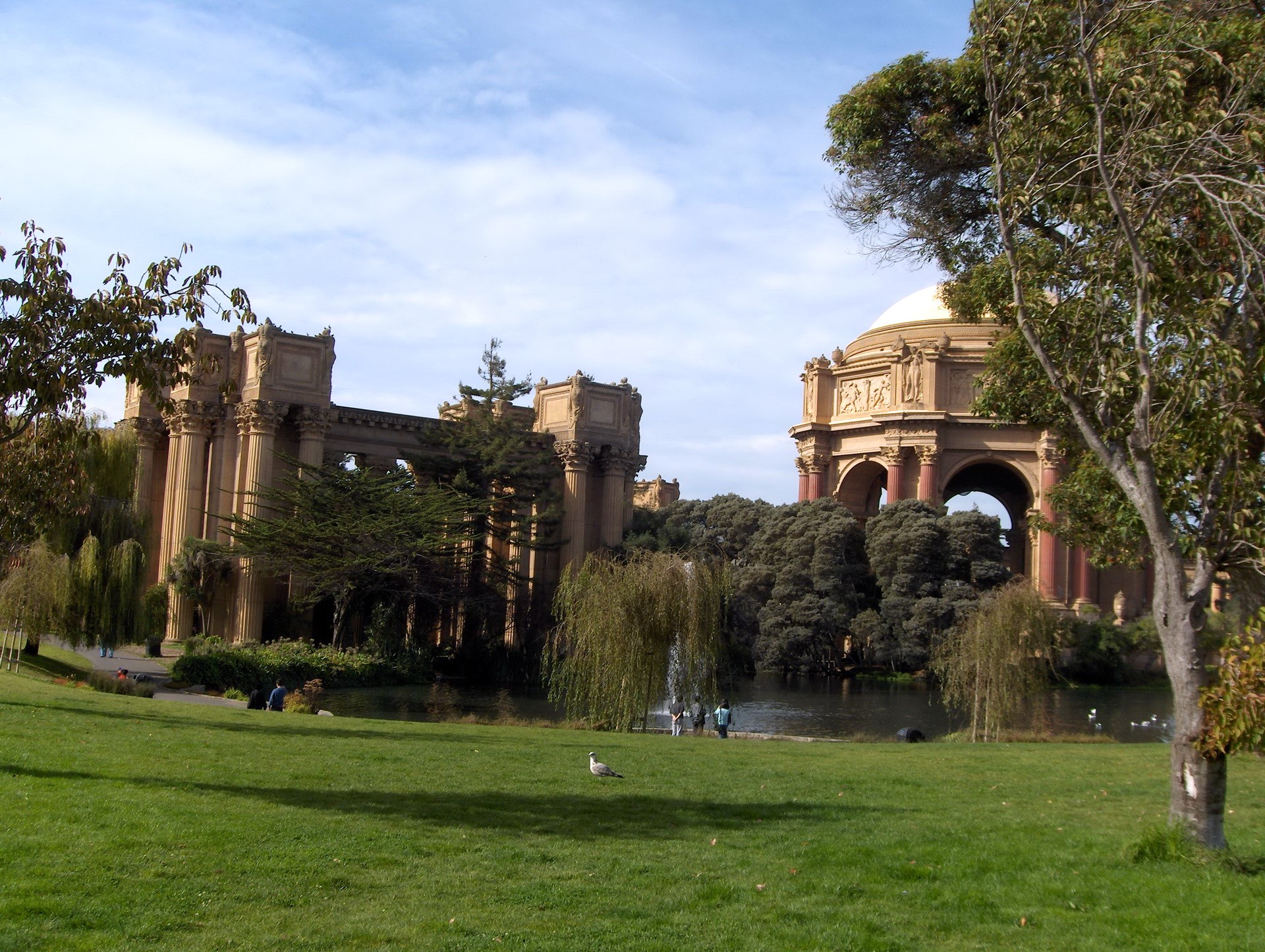 Palace of Fine Arts in San Francisco, California HD Wallpaper