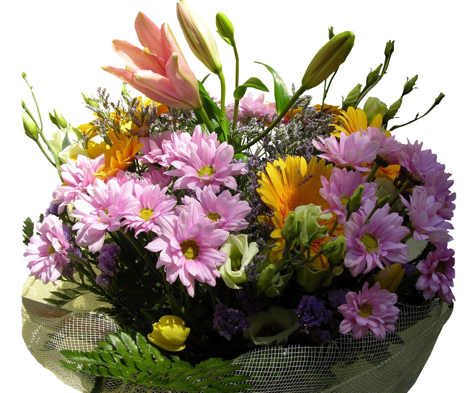 Bouquet of assorted flowers HD Wallpaper