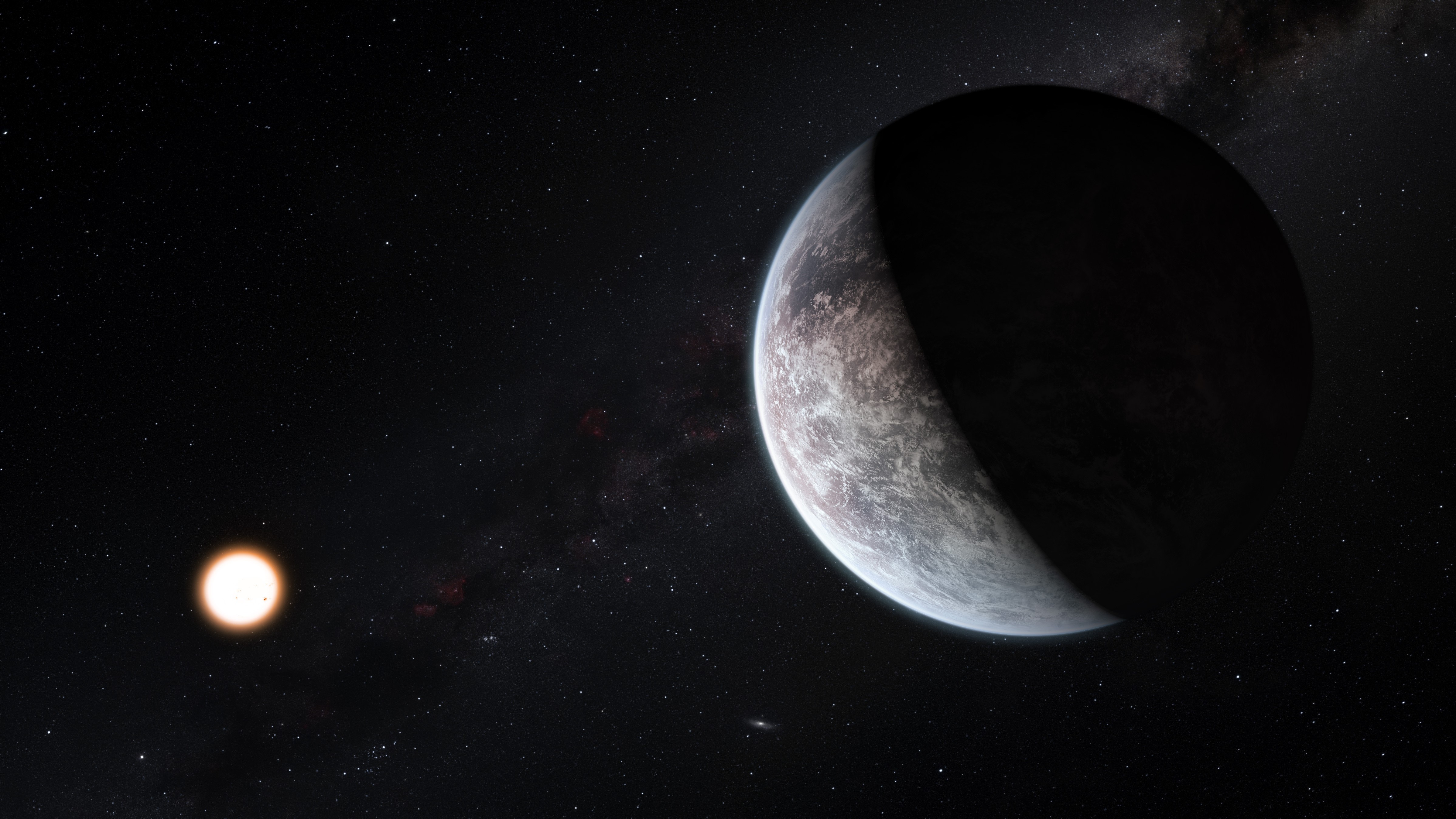 4K Planets in Space HD Wallpaper