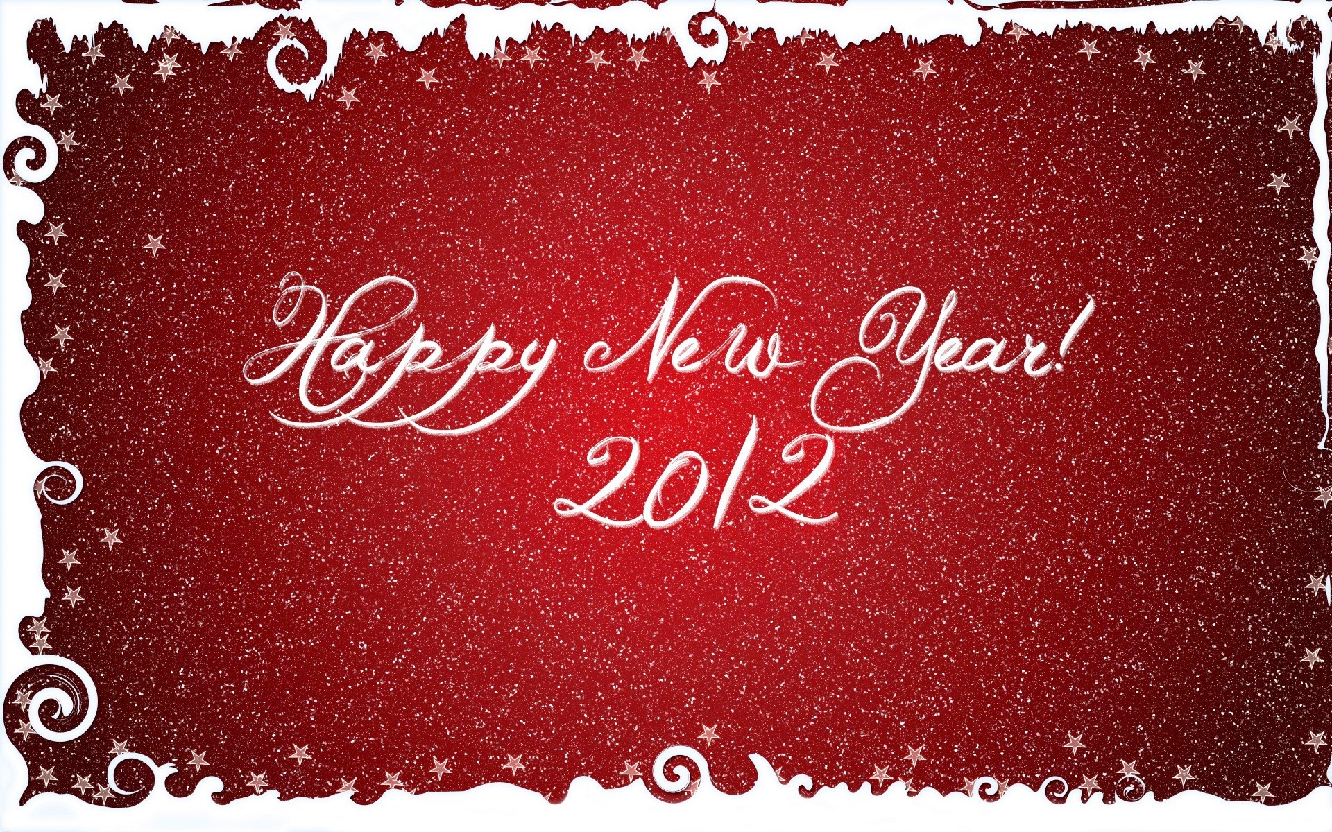 Happy New Year 2012 Greeting Card HD Wallpaper