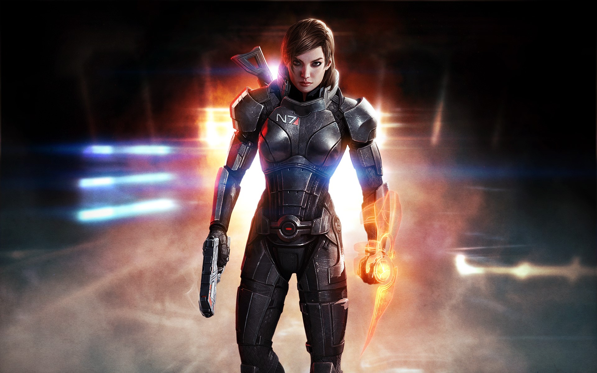 Female Commander Shepard from Mass Effect 3 HD Wallpaper