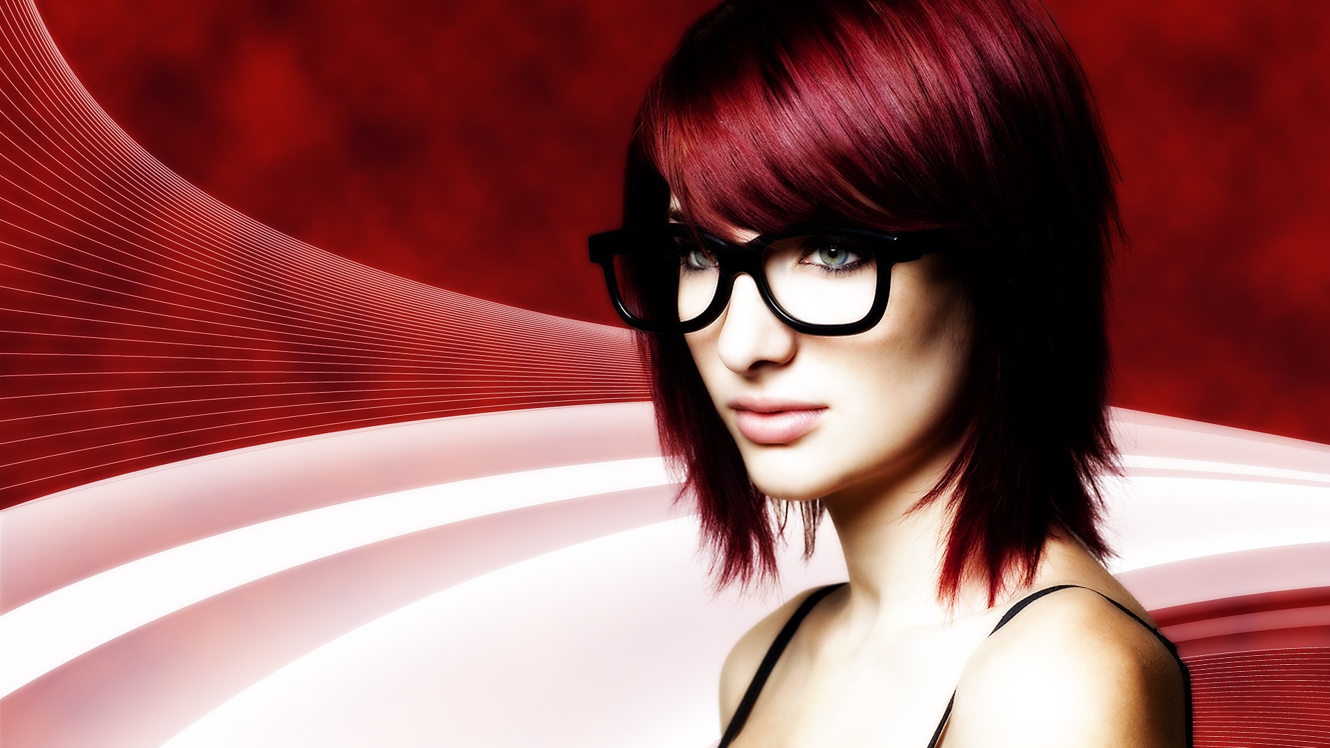 Susan Coffey wearing glasses HD Wallpaper