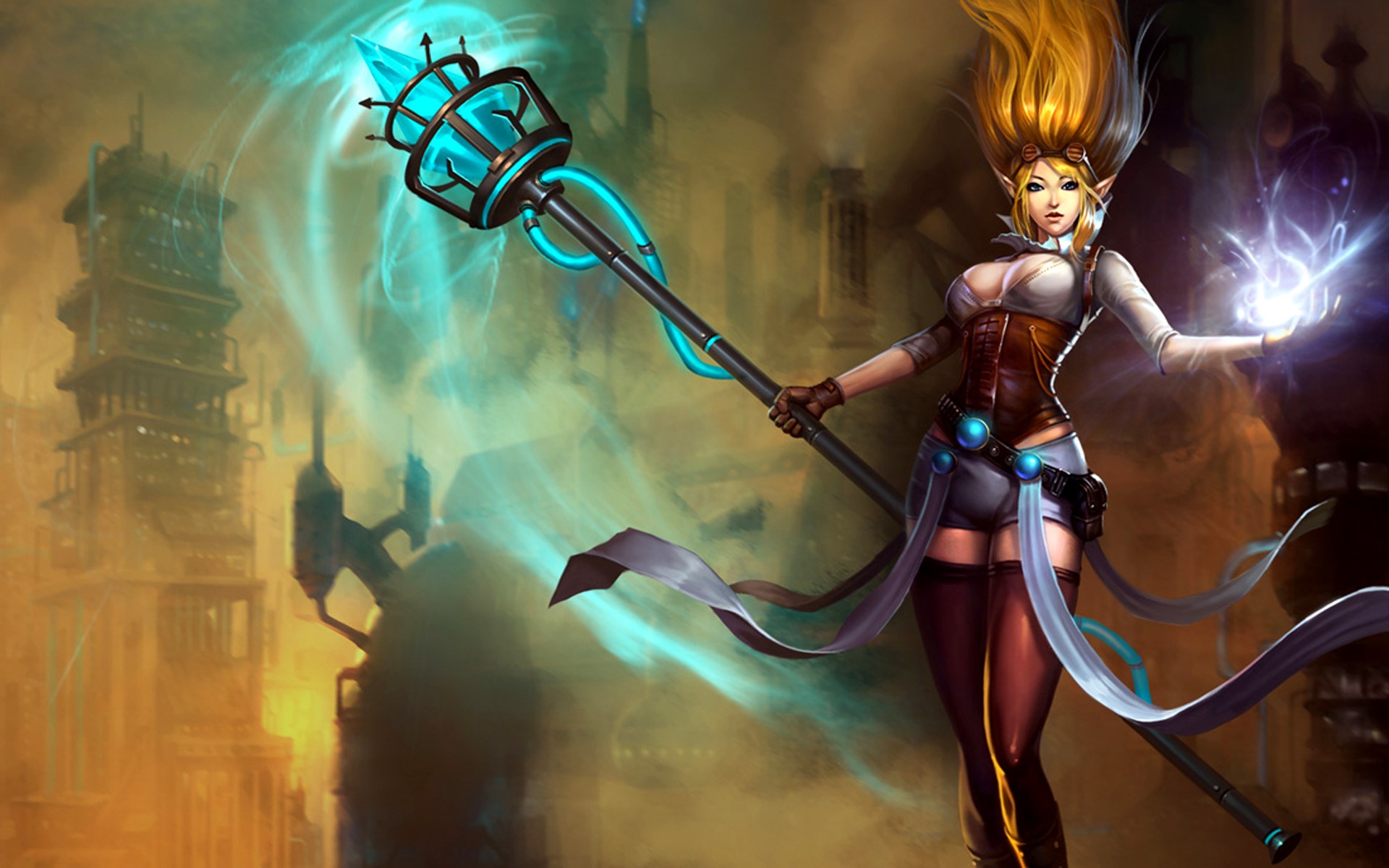 Jinx from League of Legends HD Wallpaper