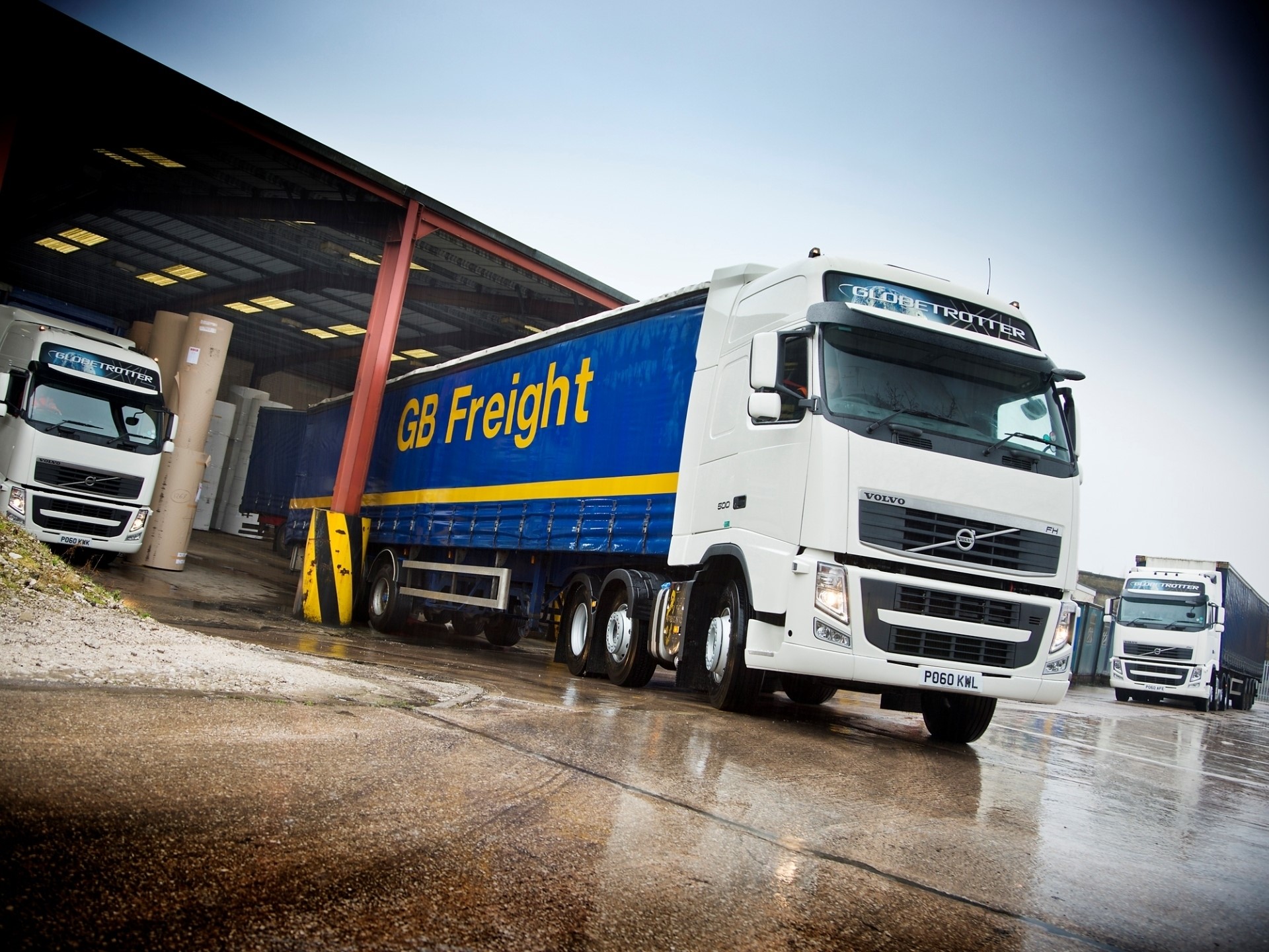 Volvo GB Freight Trucks HD Wallpaper