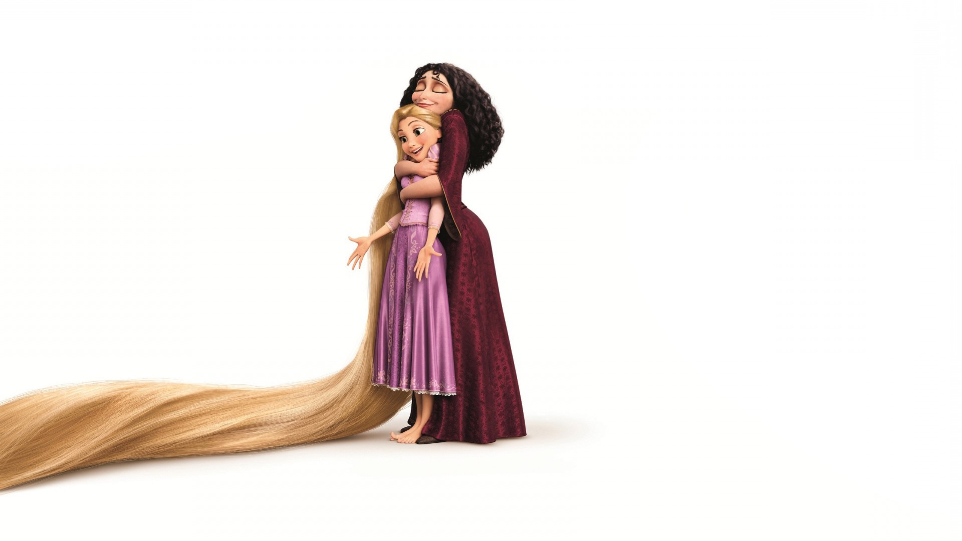 Mother Gothel and Rapunzel from Tangled HD Wallpaper