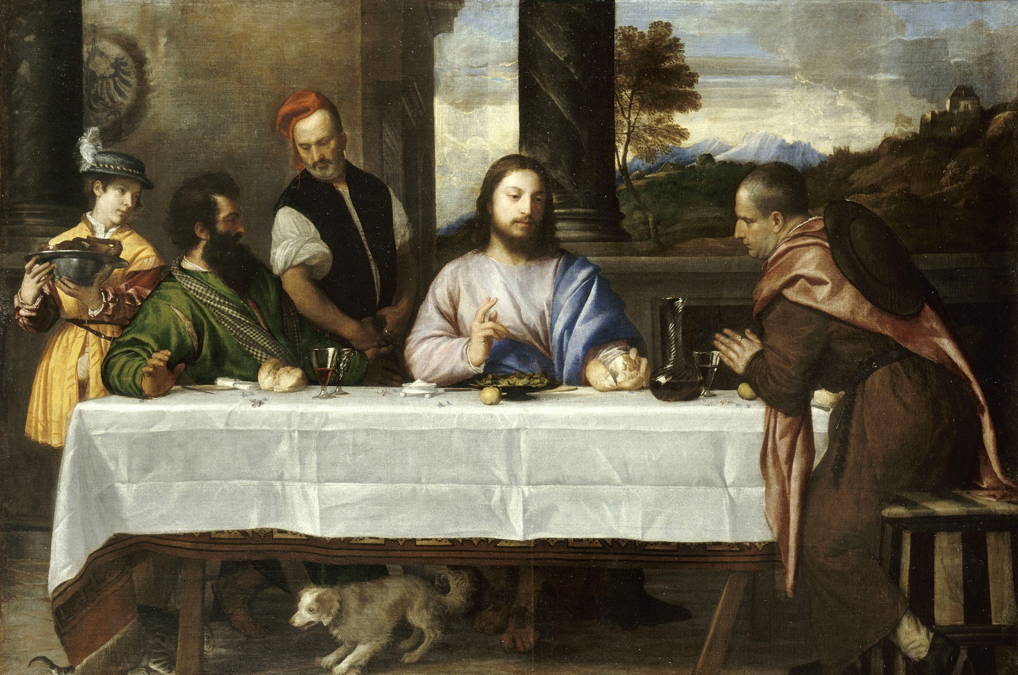 The Last Supper by Tintoretto HD Wallpaper