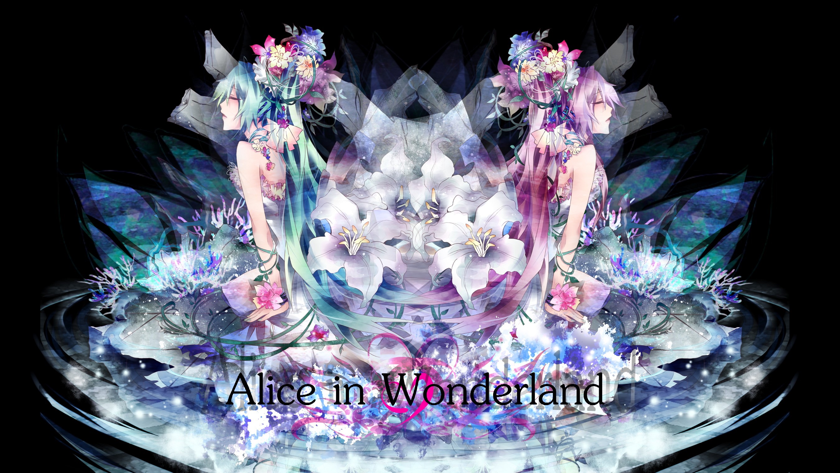 Alice in Wonderland Anime Art HD Wallpaper