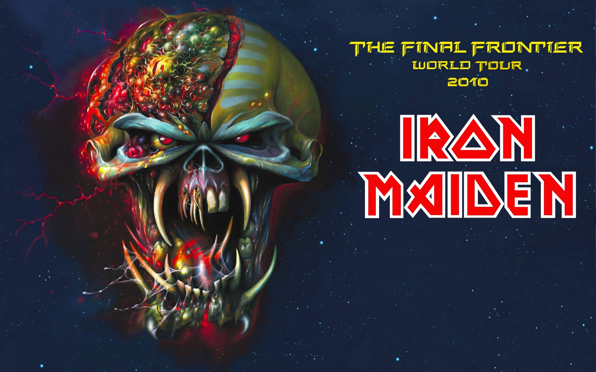 Iron Maiden The Final Frontier World Tour 2010 HD Wallpaper