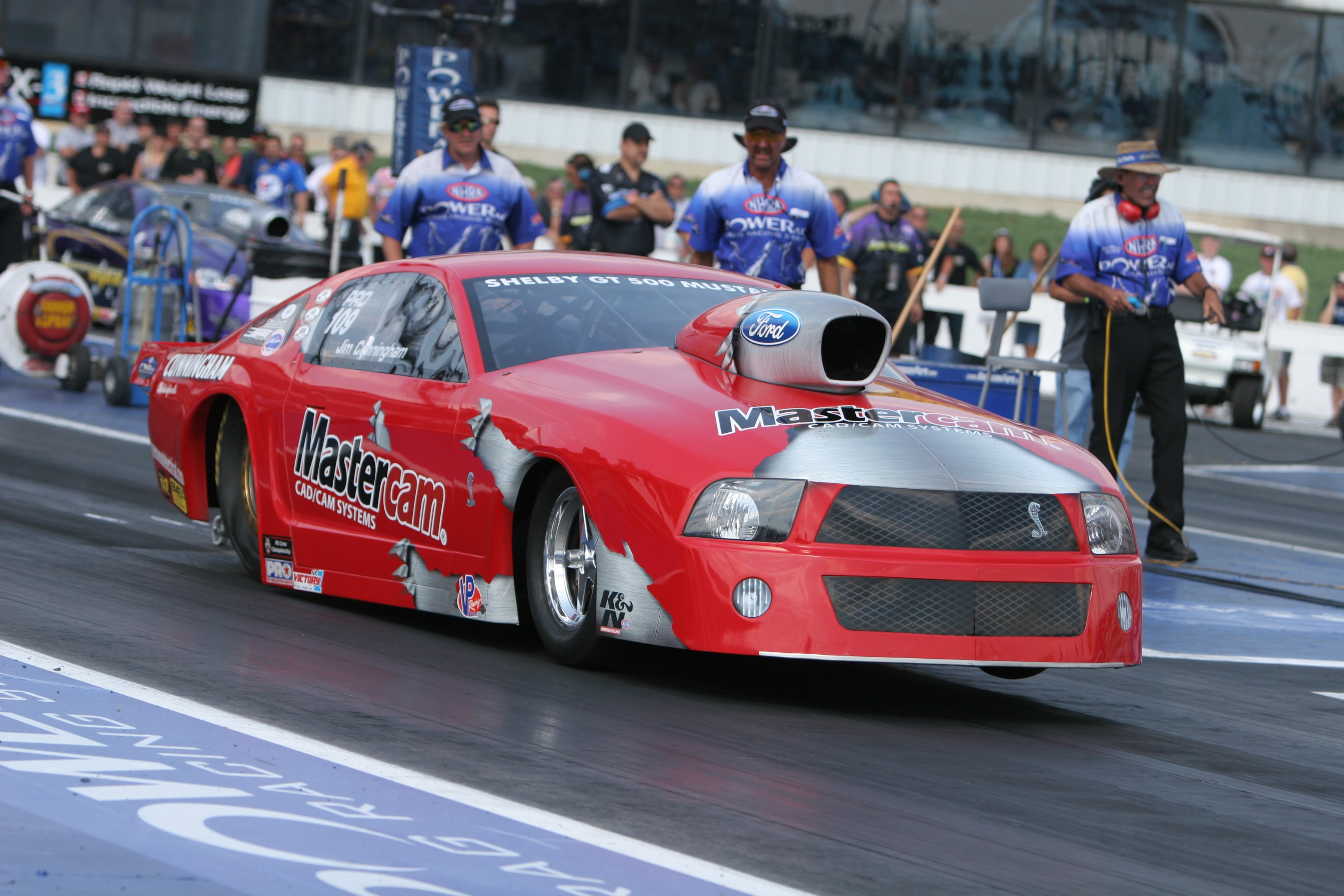 Jim Cunningham's Ford Shelby GT500 Mustang drag car HD Wallpaper