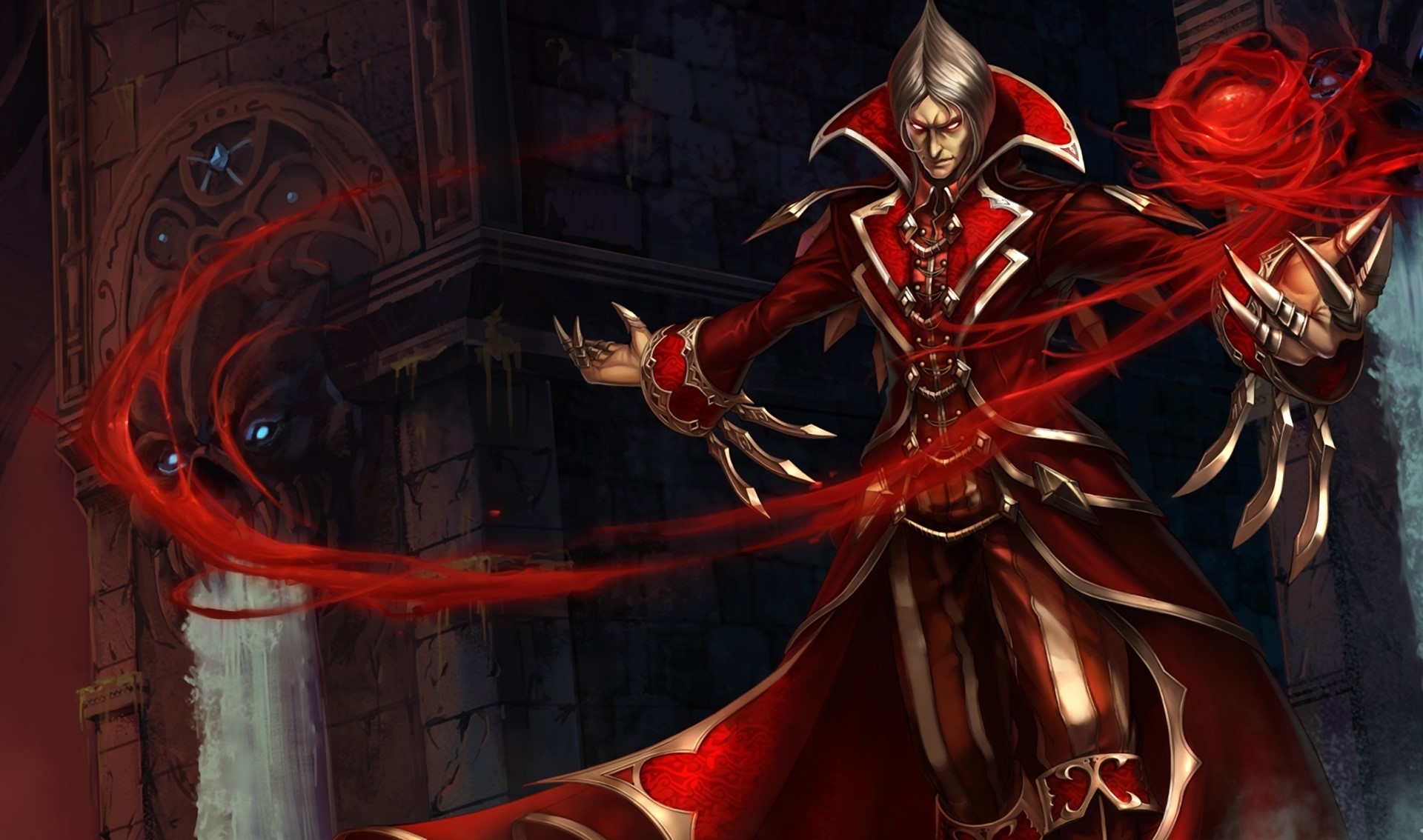Vladimir from League of Legends casting a spell HD Wallpaper