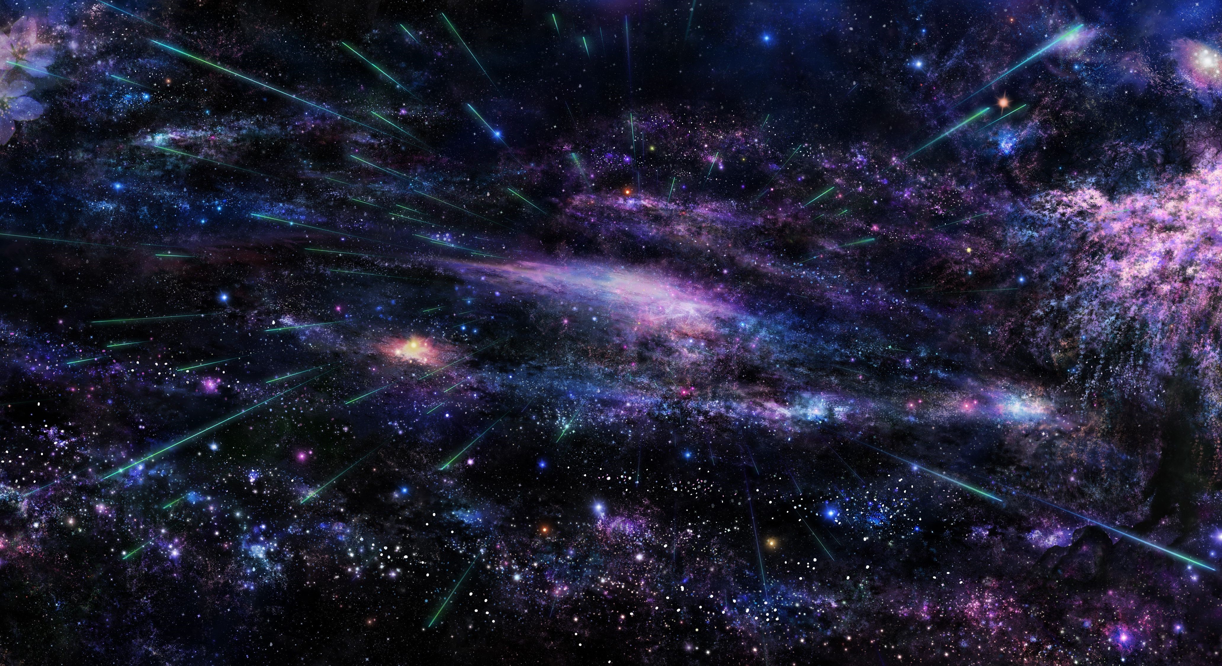 4K Nebulae and Stars in Space HD Wallpaper