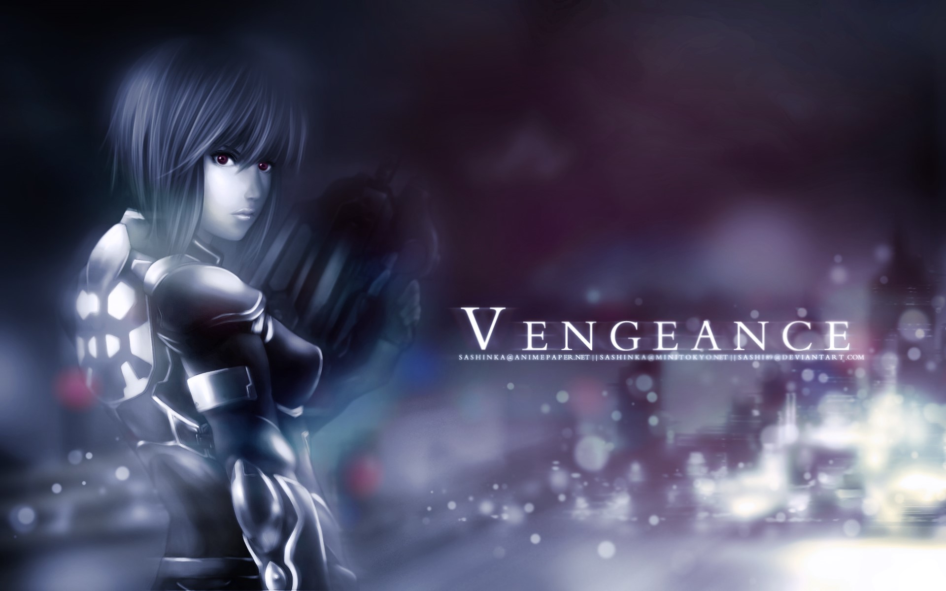 Motoko Kusanagi from Ghost in the Shell: Stand Alone Complex HD Wallpaper