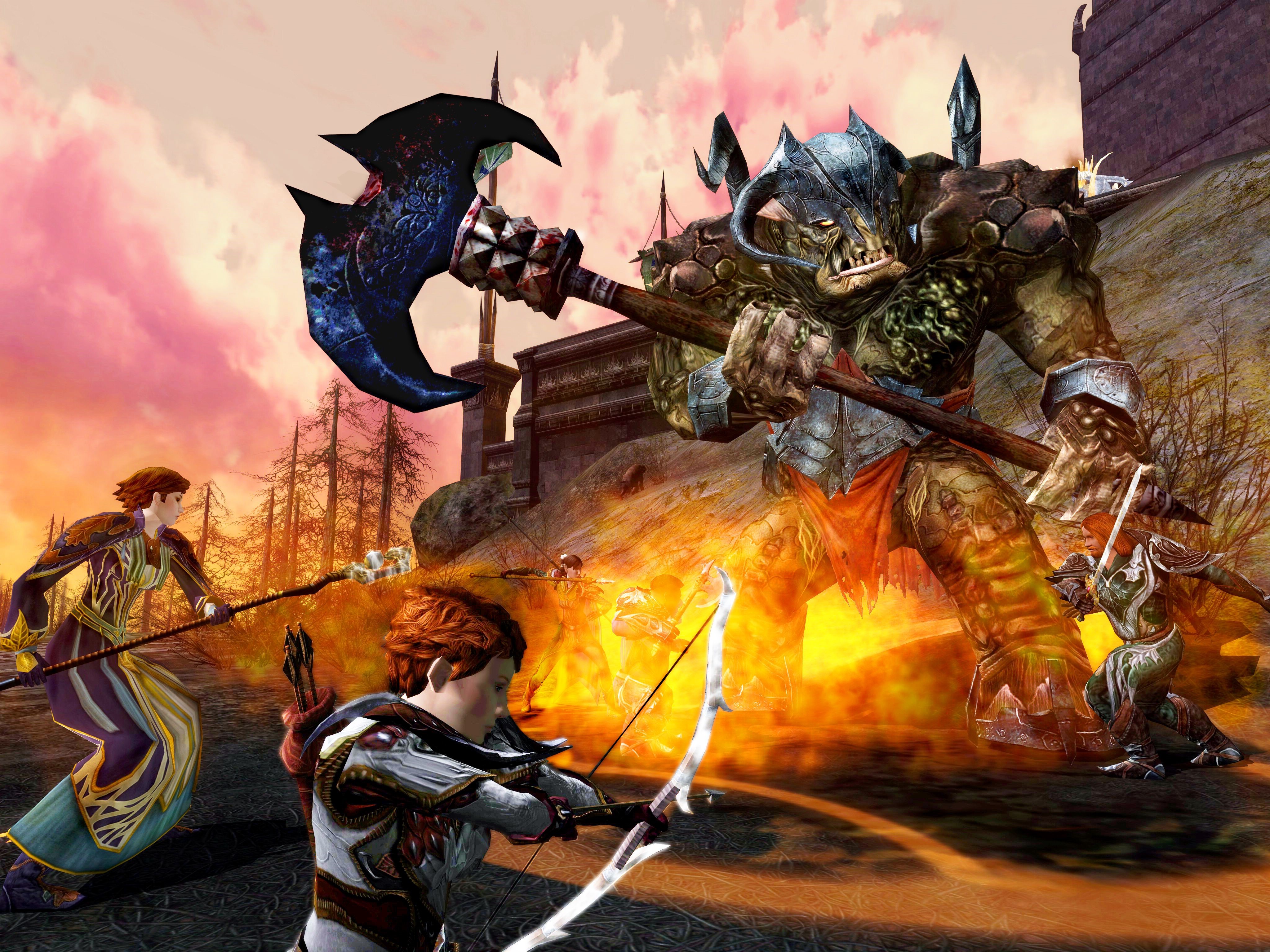 4K The Lord of the Rings - Game Battle HD Wallpaper