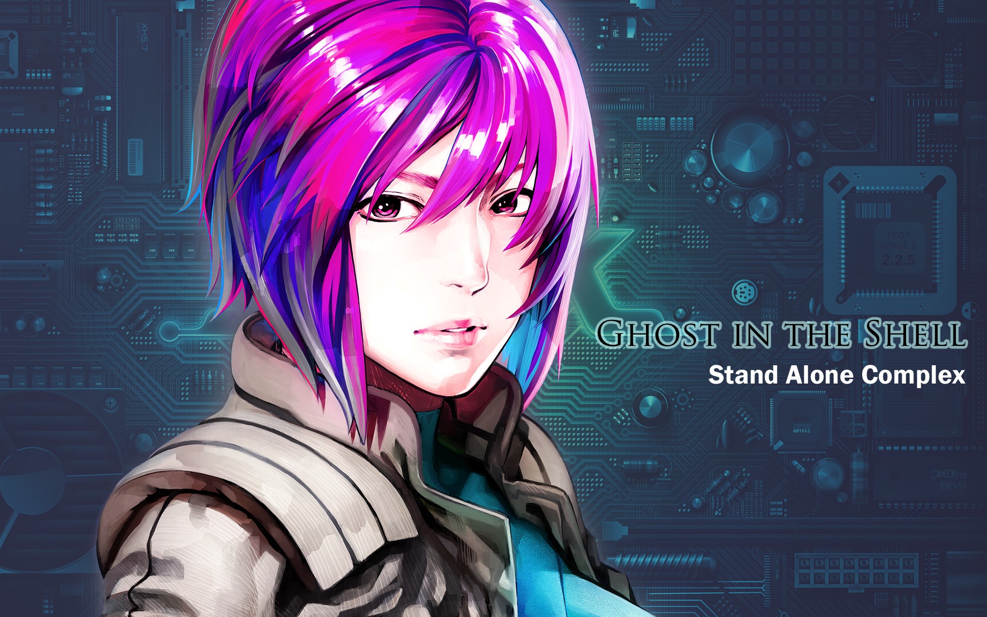 Motoko Kusanagi from Ghost in the Shell Stand Alone Complex HD Wallpaper