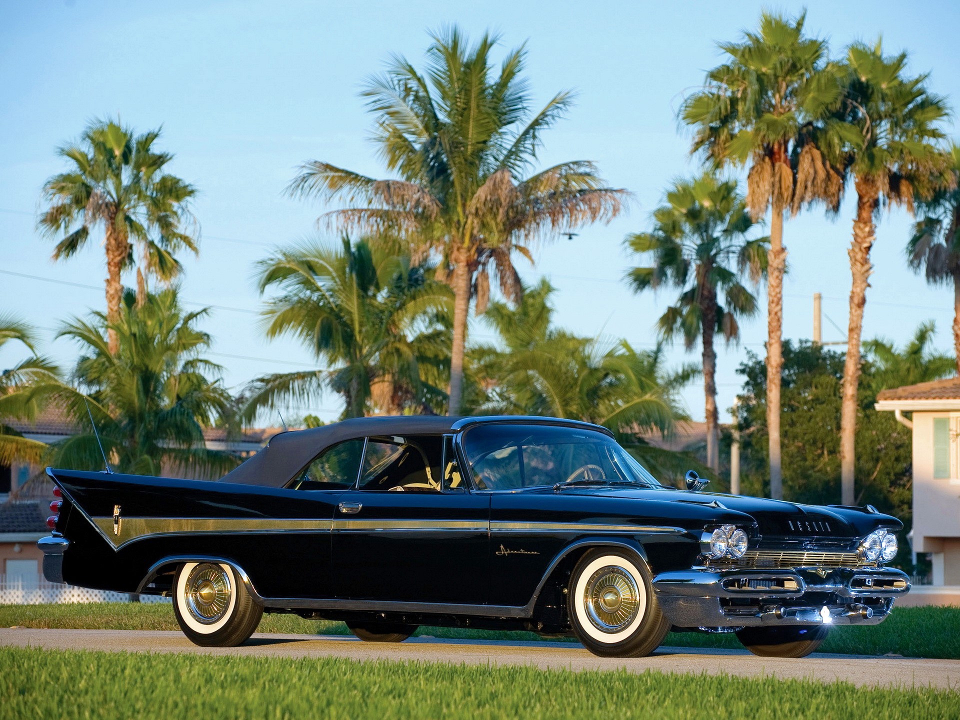1957 DeSoto Adventurer Convertible HD Wallpaper