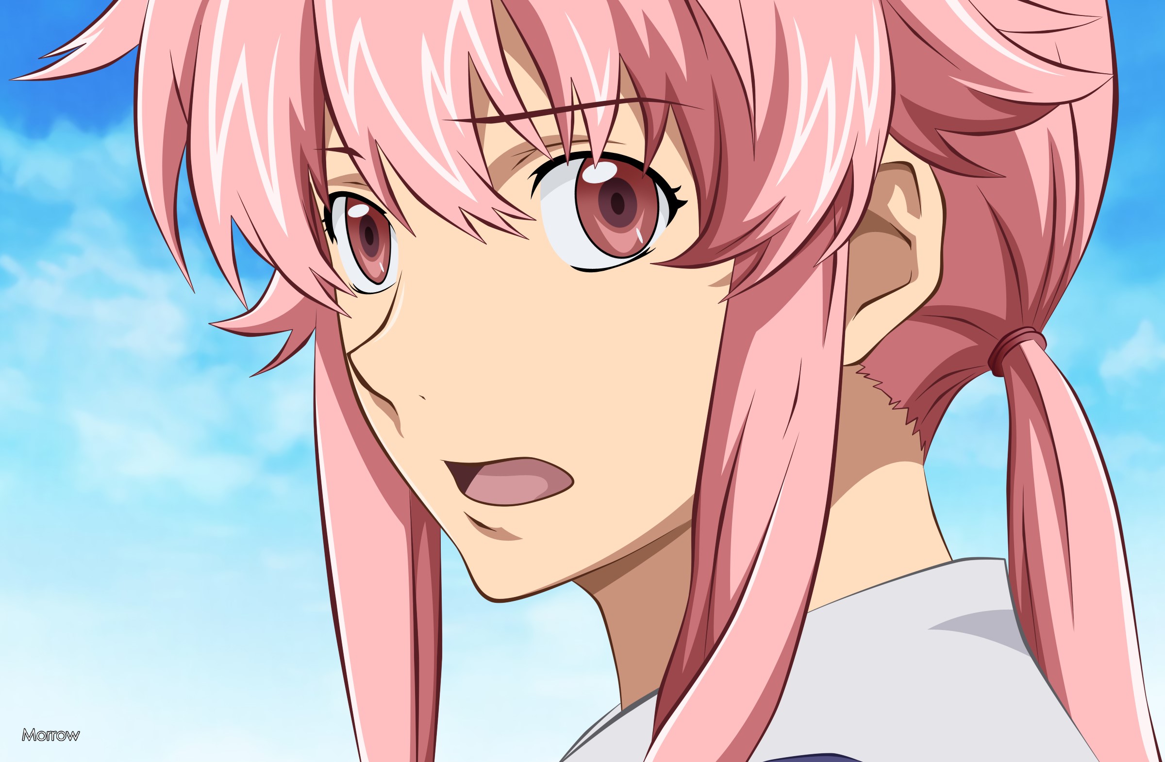 Yuno Gasai from Future Diary HD Wallpaper