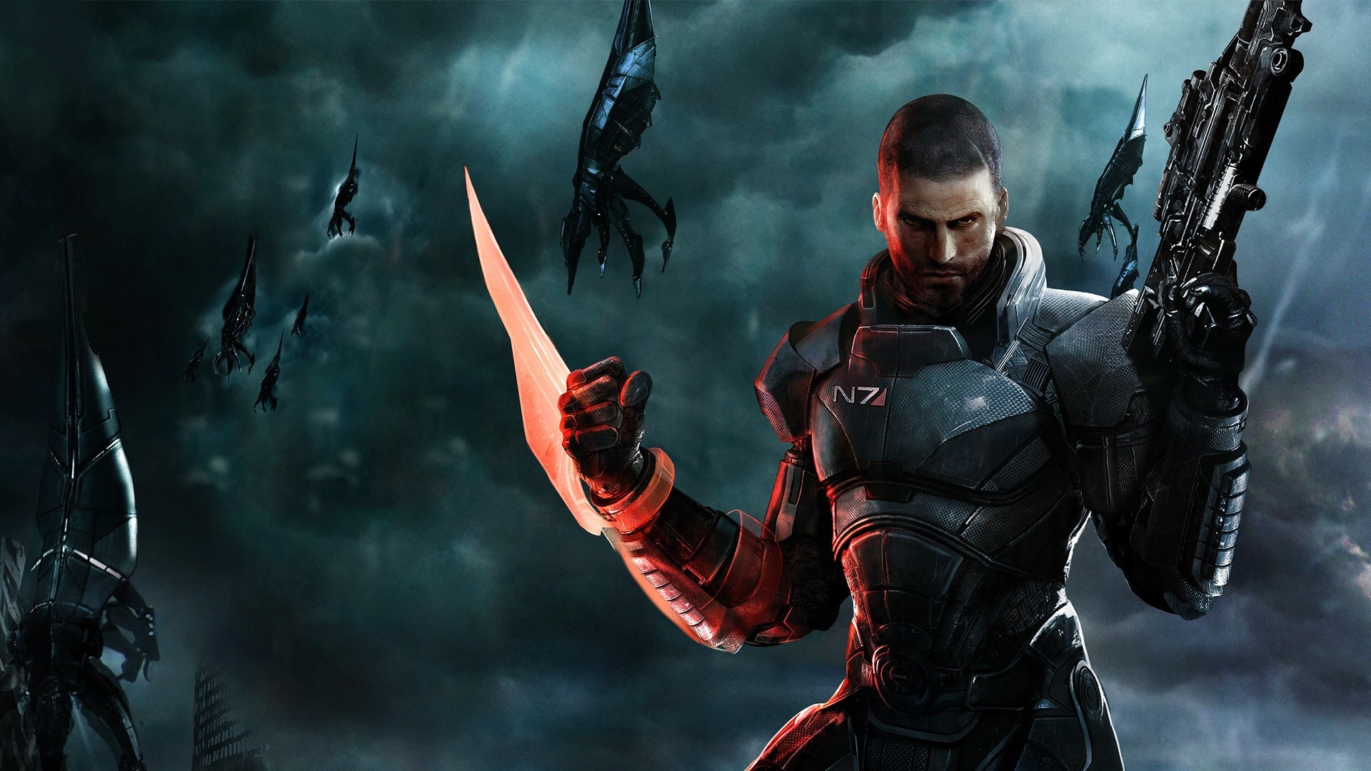 Commander Shepard from Mass Effect 3 HD Wallpaper