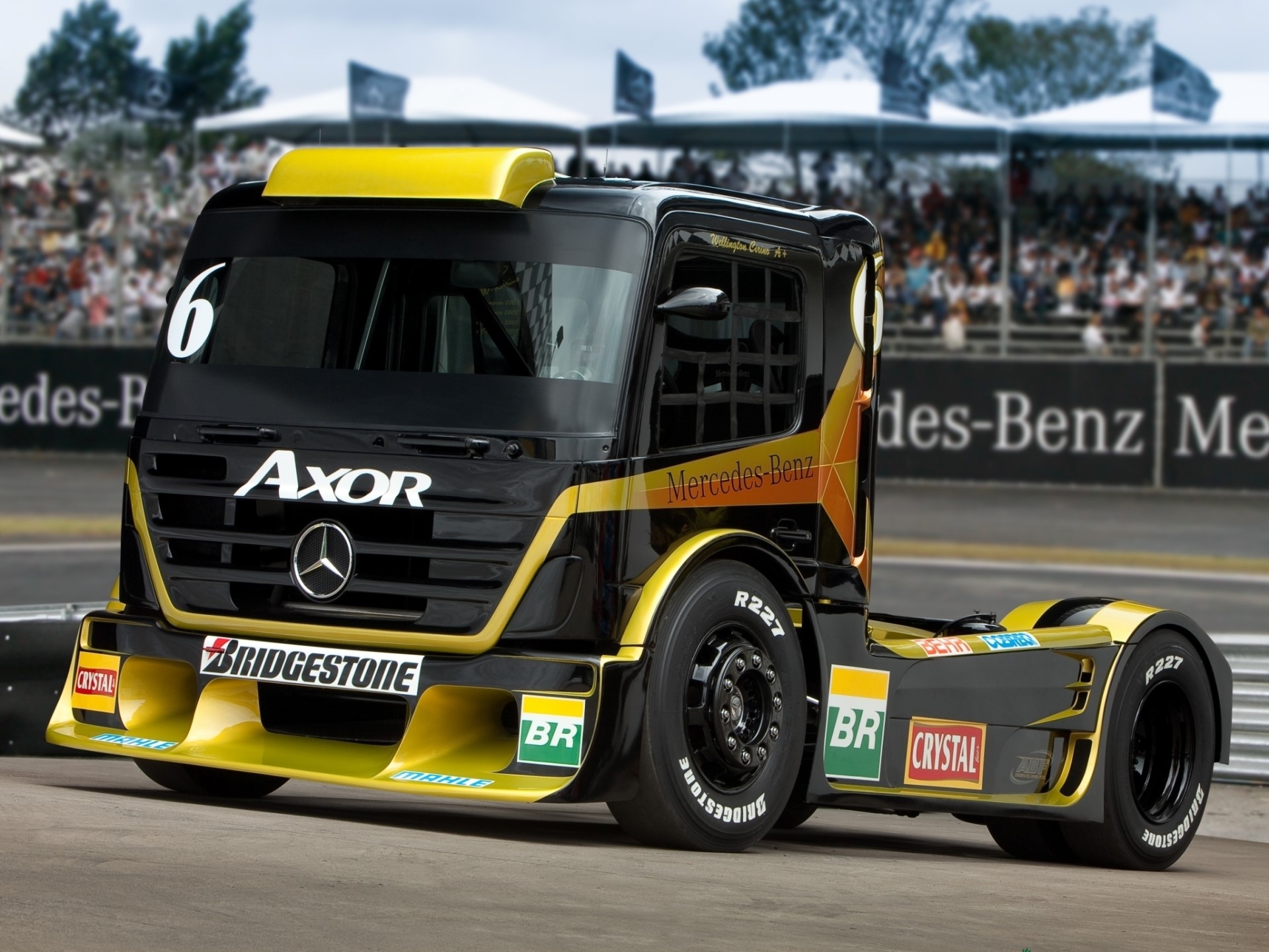 Mercedes-Benz Axor Racing Truck HD Wallpaper