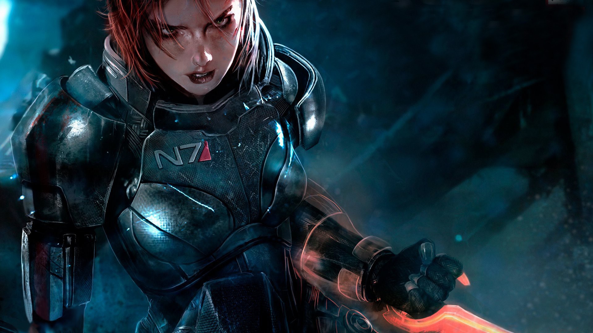 Female Commander Shepard from Mass Effect 3 HD Wallpaper