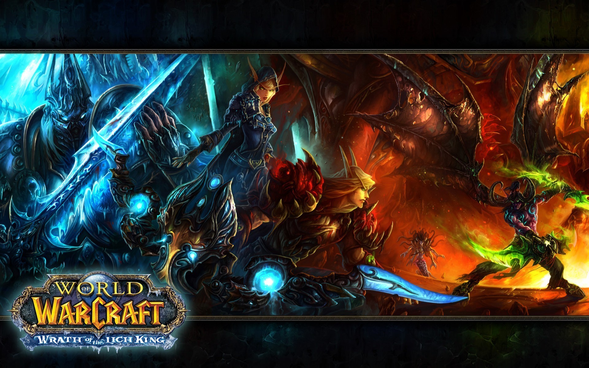 World of Warcraft: Wrath of the Lich King characters HD Wallpaper