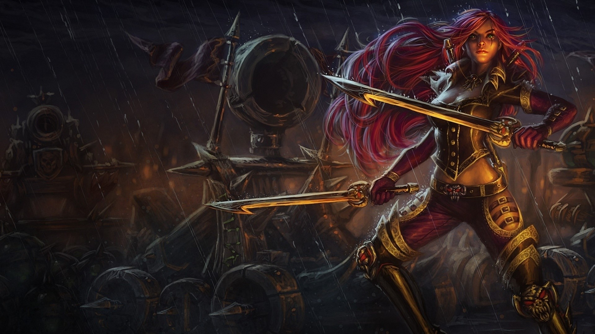 Katarina from League of Legends HD Wallpaper