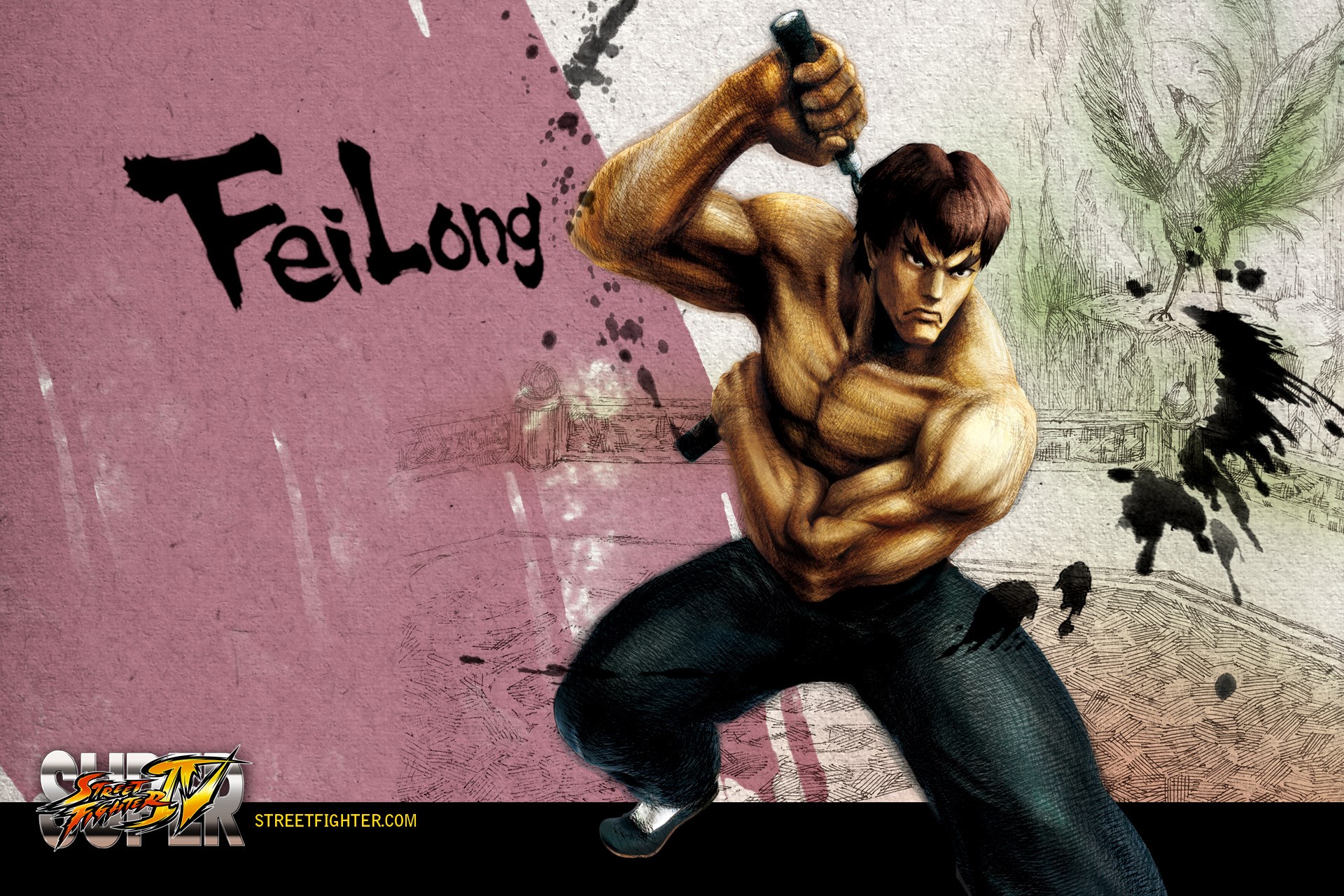 Fei Long from Super Street Fighter IV HD Wallpaper