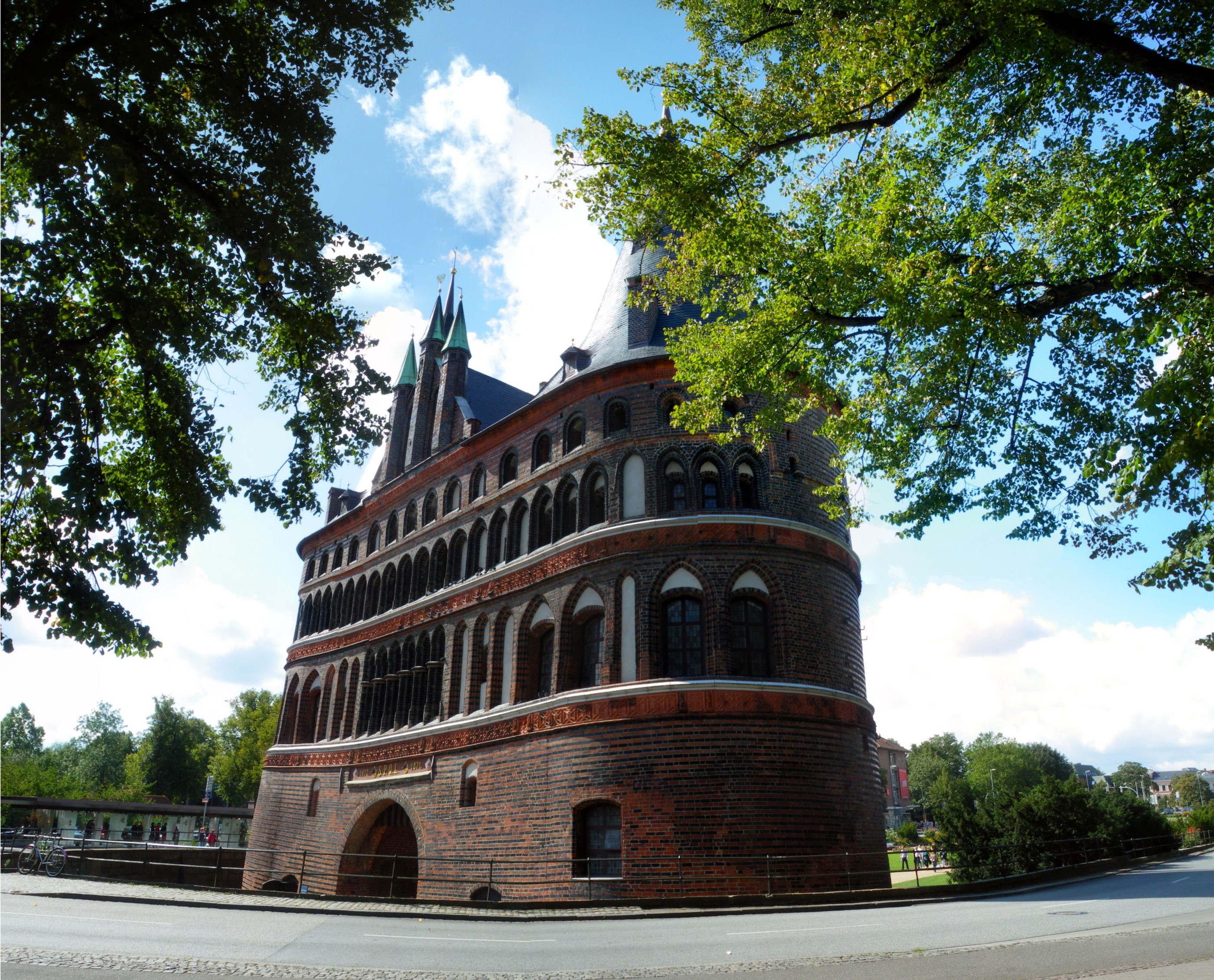 Holstentor Gate in Lubeck, Germany HD Wallpaper