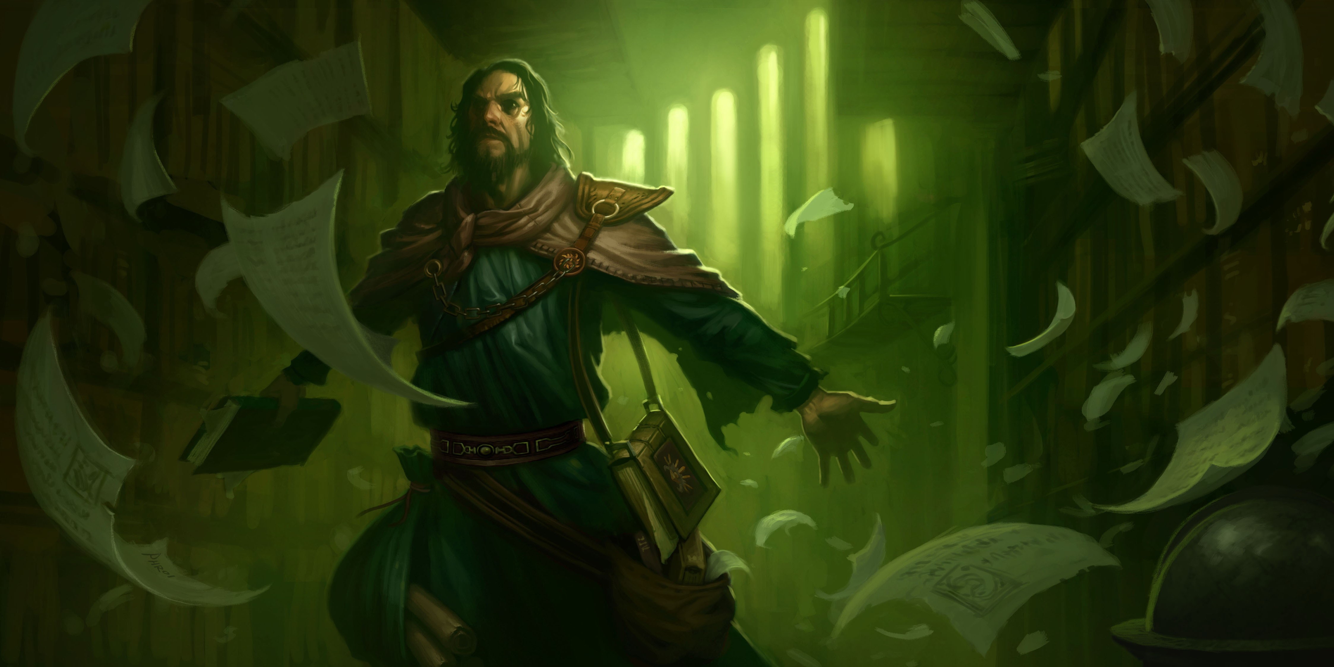 Man in robes in Diablo III HD Wallpaper