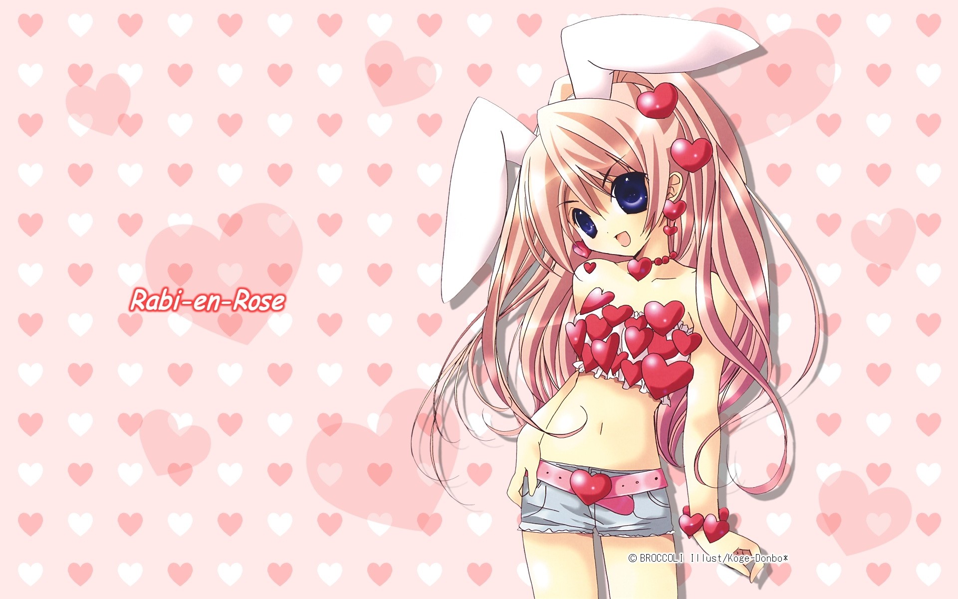 Rabi-en-Rose from Di Gi Charat HD Wallpaper