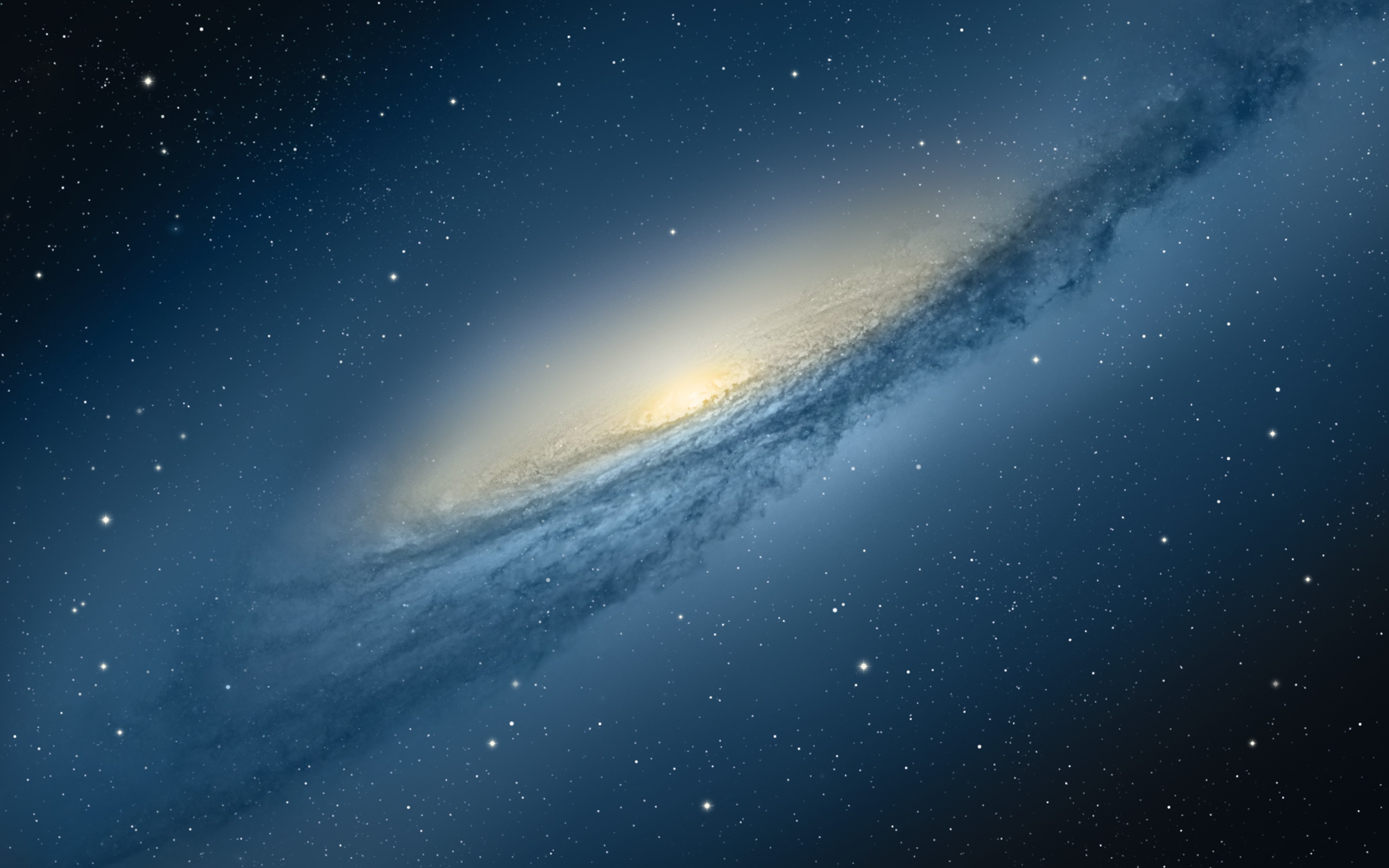 Galaxy and stars in deep space HD Wallpaper