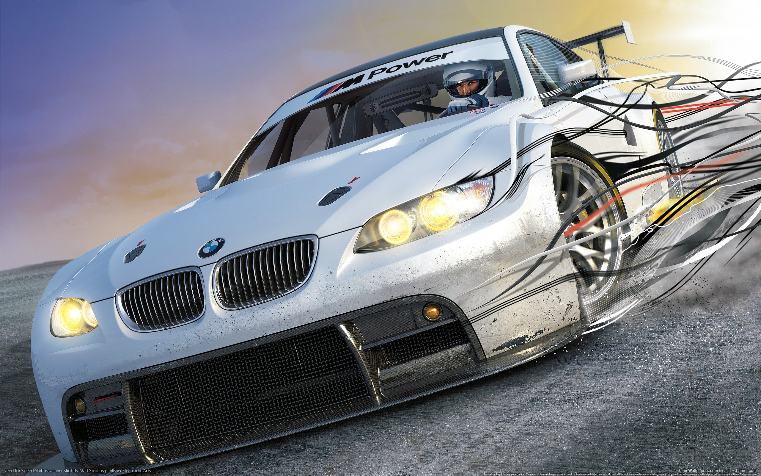 BMW M Power race car from Need for Speed Shift HD Wallpaper