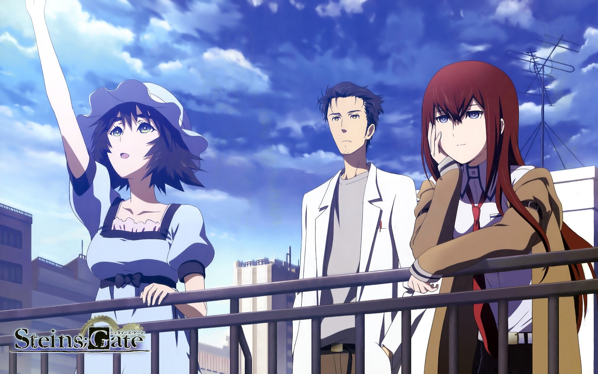 Kurisu Makise and Okabe Rintaro from Steins;Gate HD Wallpaper