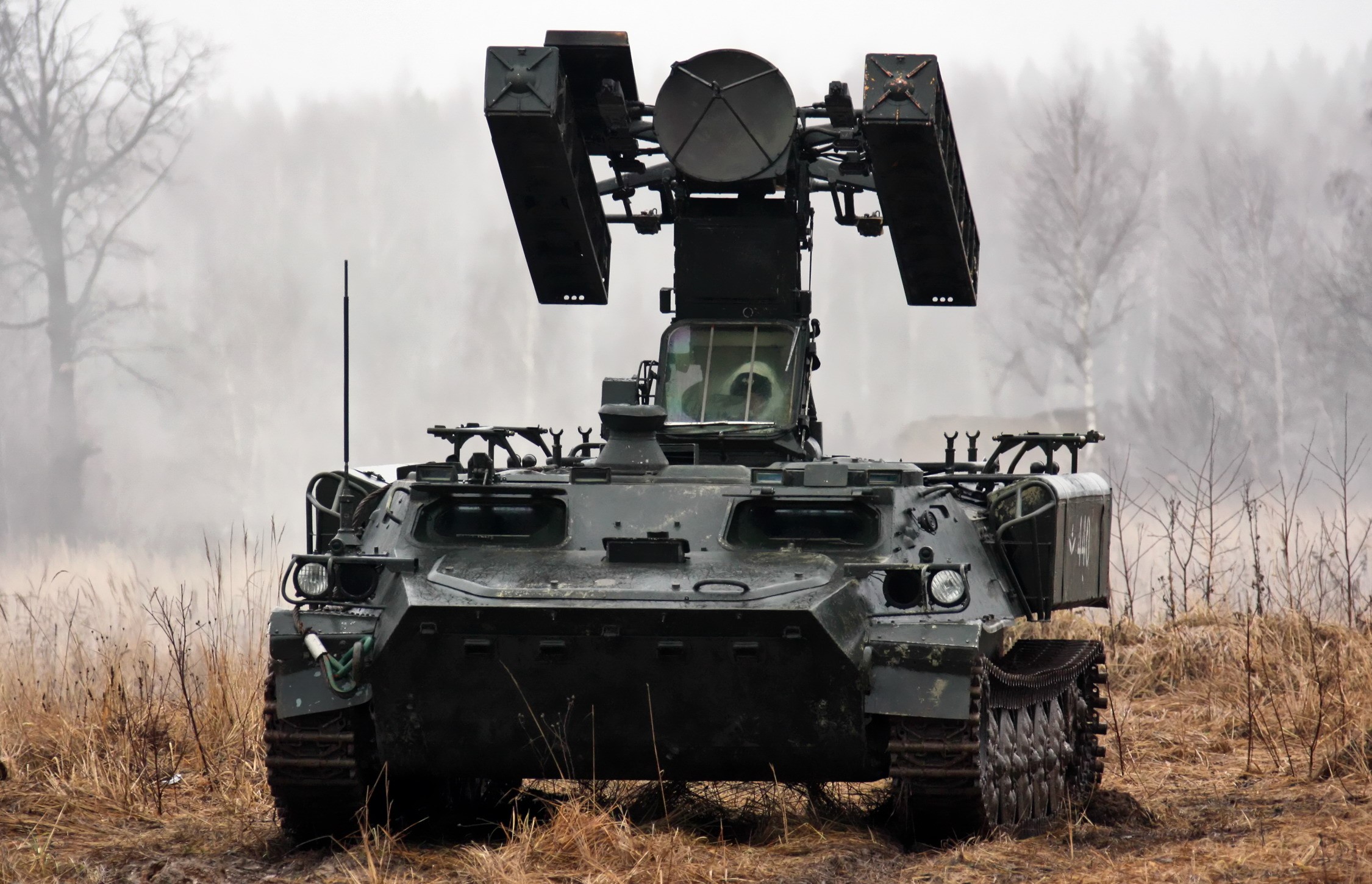 Tunguska-M self-propelled anti-aircraft weapon system HD Wallpaper