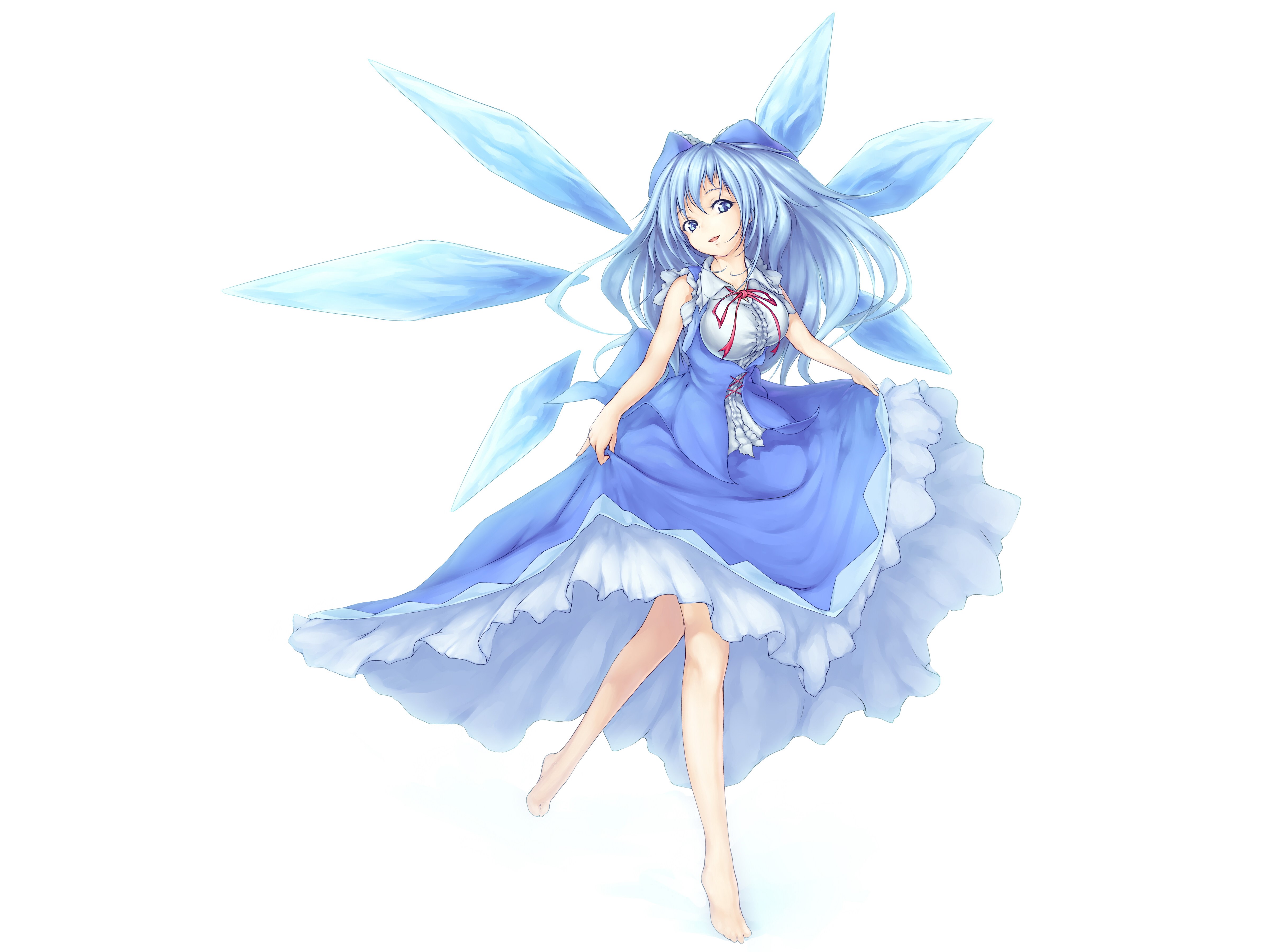 4K Touhou Collection: Cirno HD Wallpaper