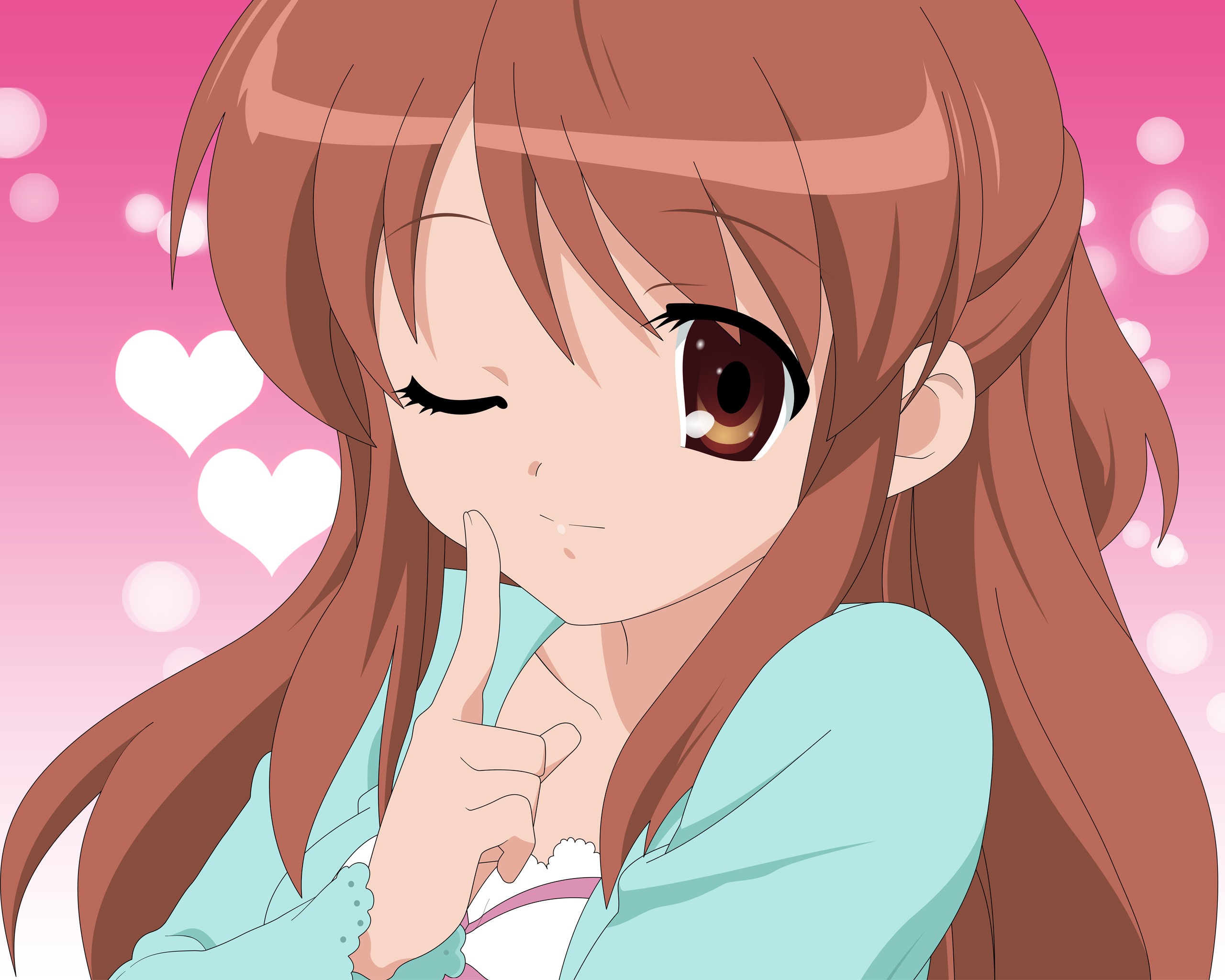 Haruhi Suzumiya from The Melancholy of Haruhi Suzumiya HD Wallpaper