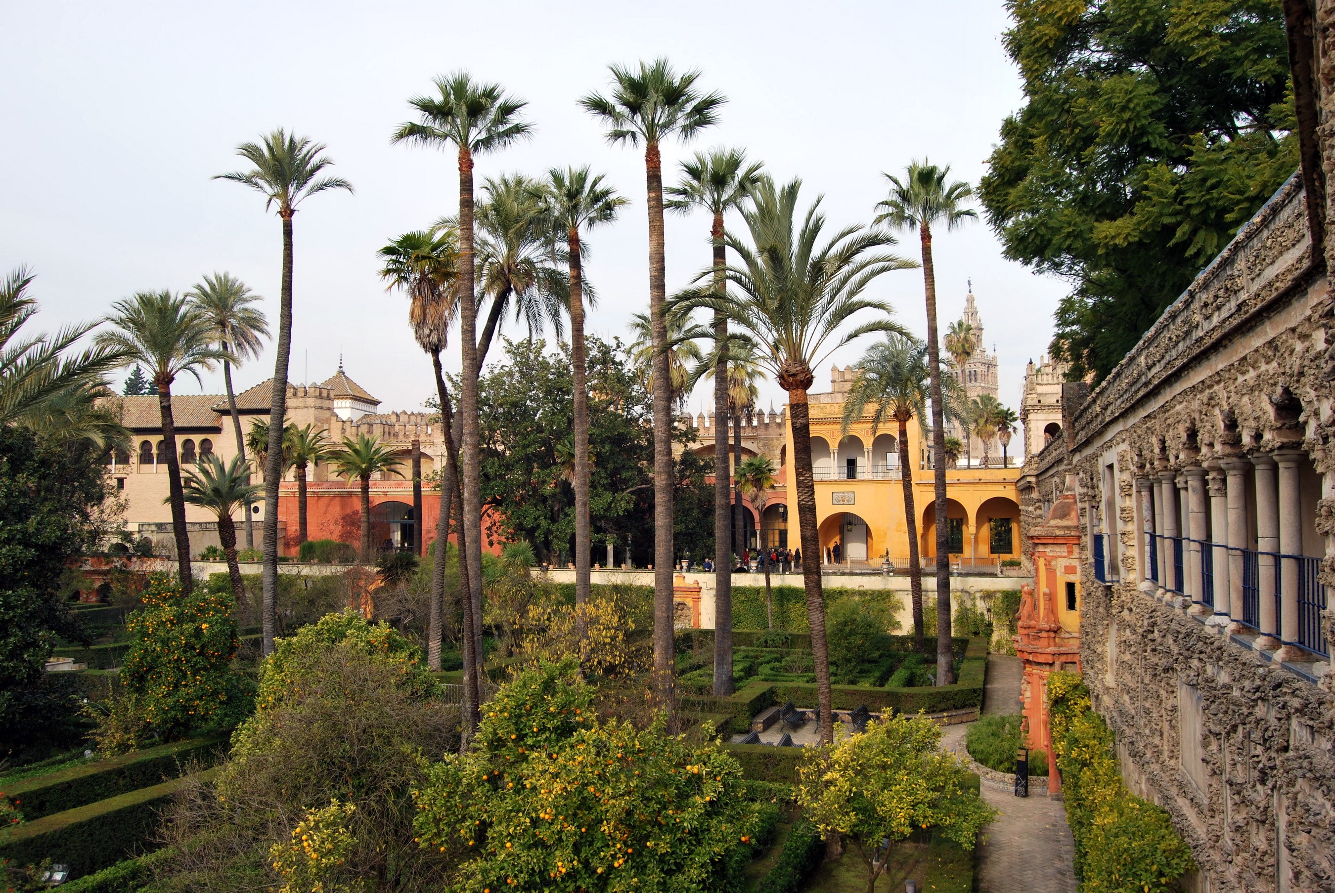 Alcázar of Seville, Spain HD Wallpaper
