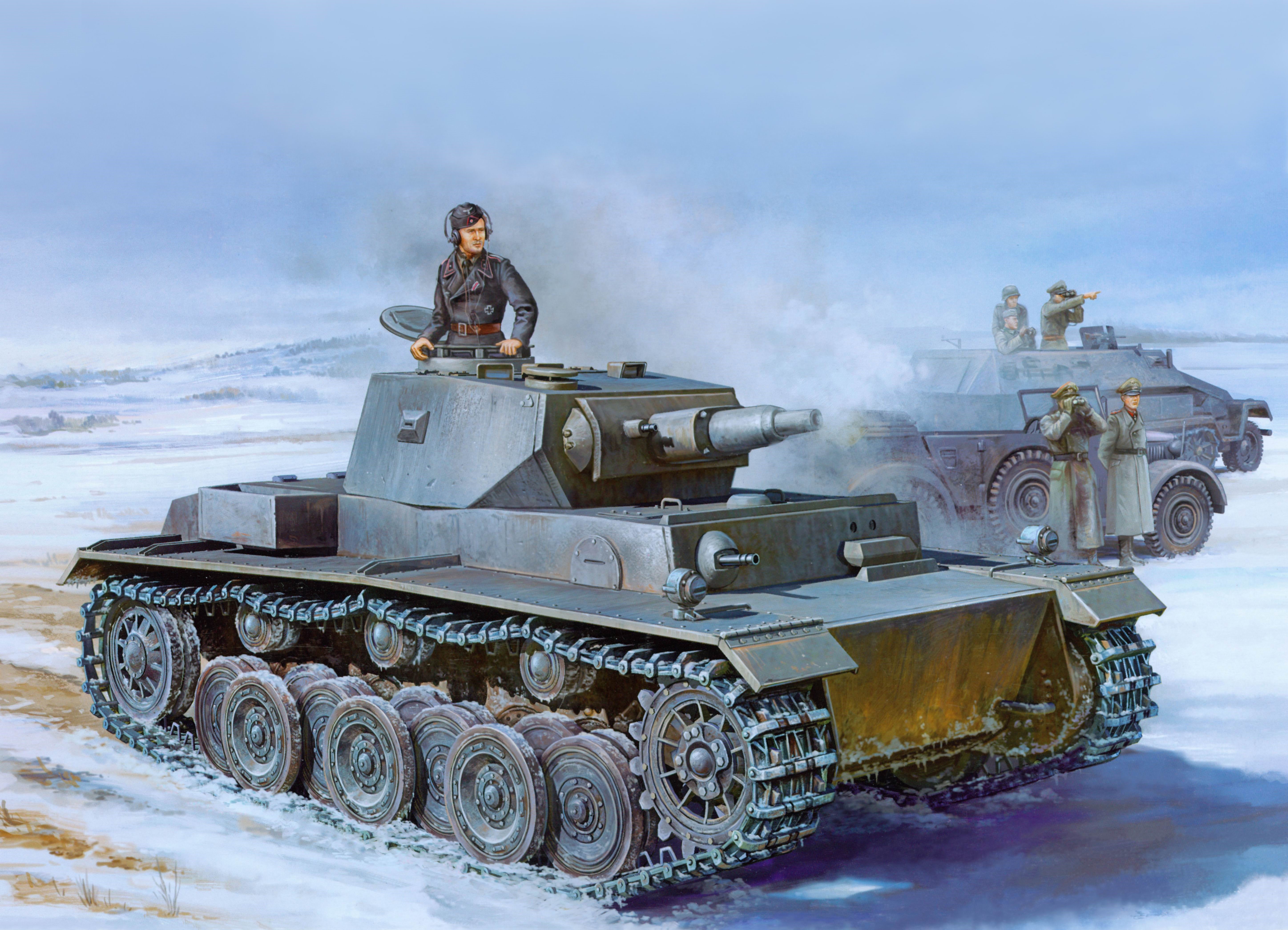 Painting Art of VK 3001 (H) Pzkpfw VI (Ausf A) Tank HD Wallpaper