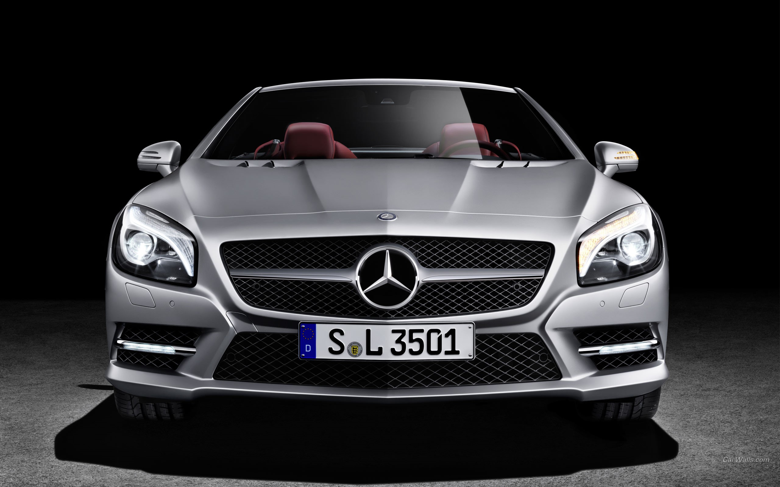 Mercedes-Benz SL 3501 Convertible Car HD Wallpaper